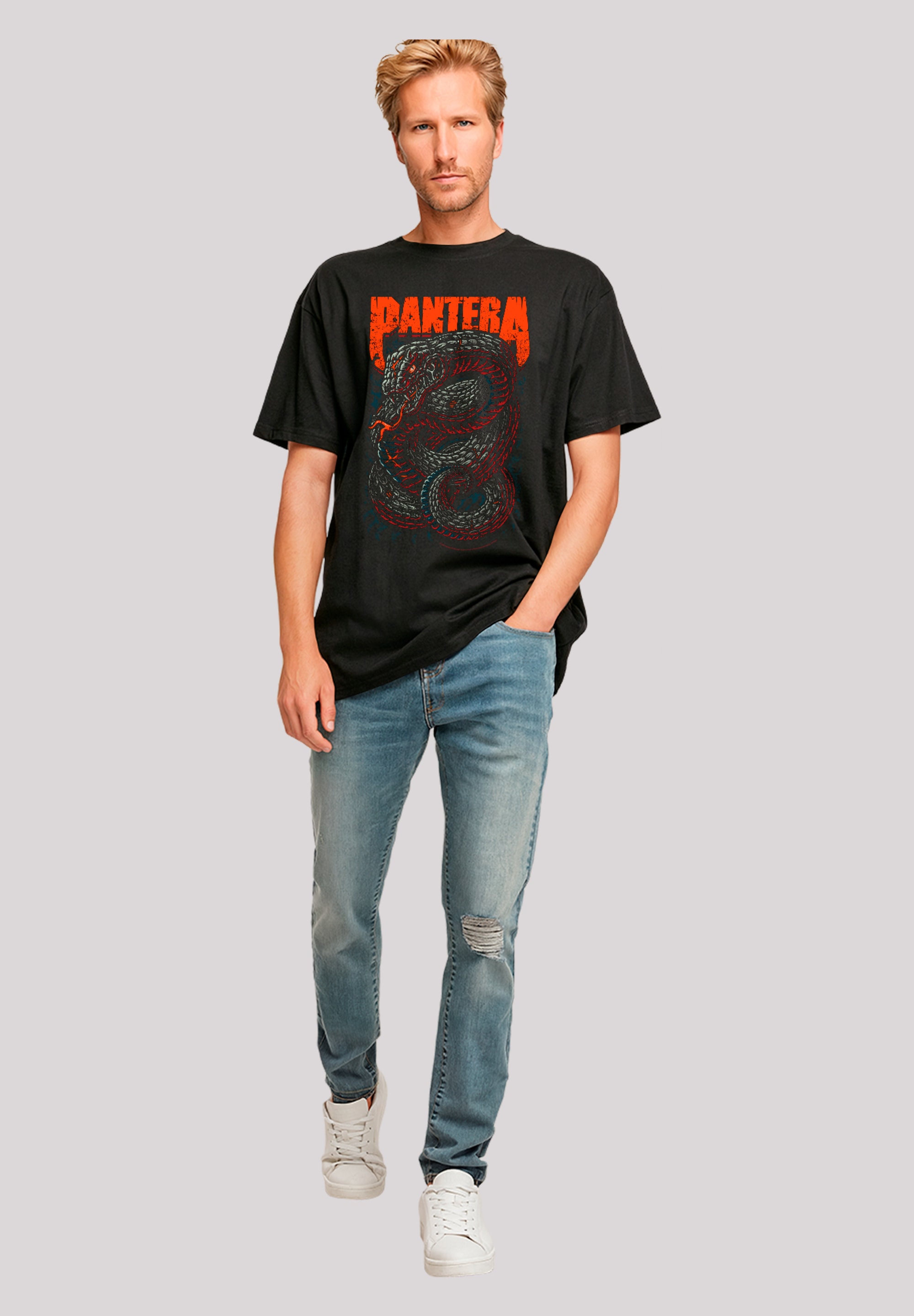 F4NT4STIC T-Shirt »Pantera Venomous Snake«, Premium Qualität