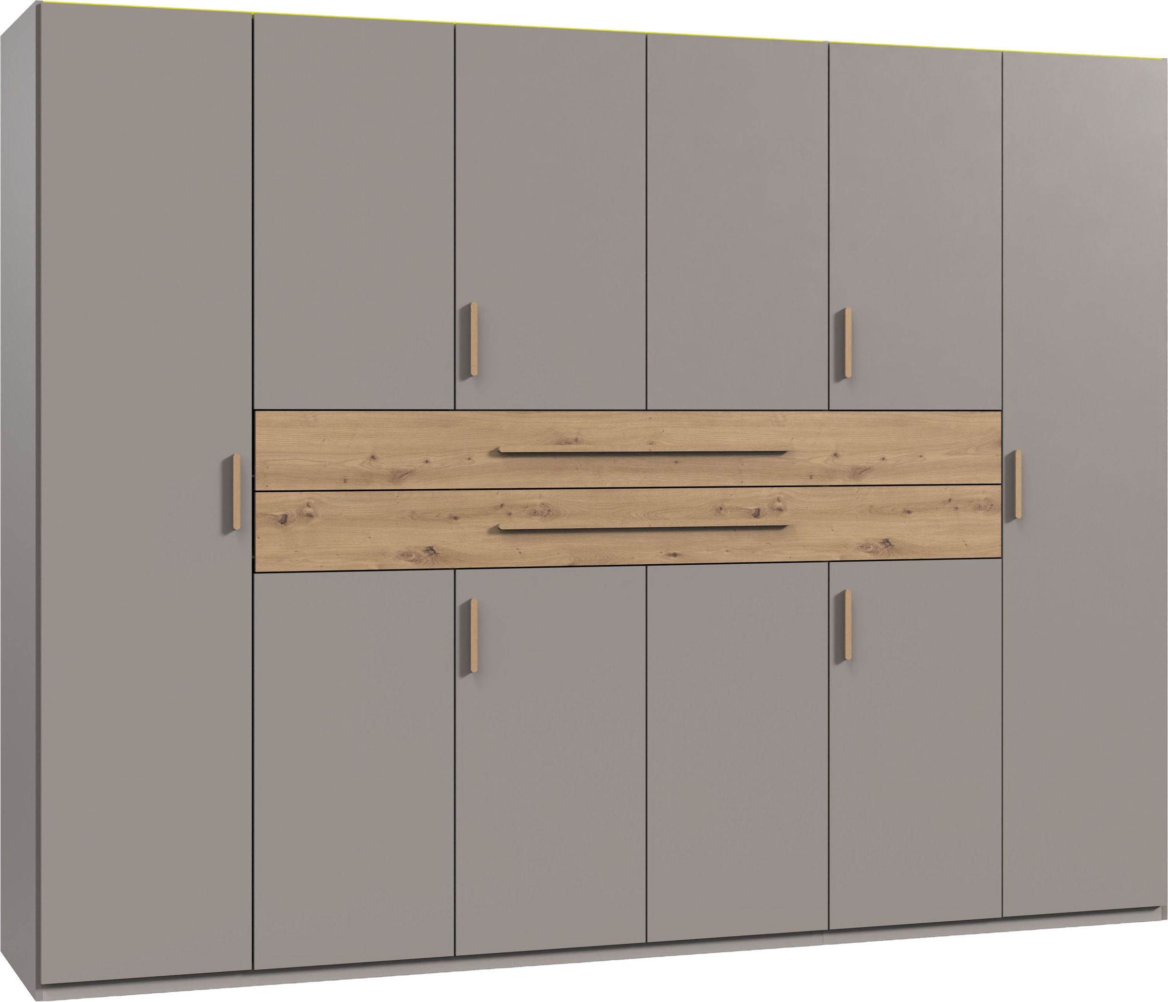 Wimex Drehtürenschrank "Digit, erhältlich in den Breiten 180cm, 225cm oder 270cm" Schlafzimmer Schrank Bestseller in moderner Optik, Kleiderschrank inkl. zwei Schubkästen in zentraler Höhe