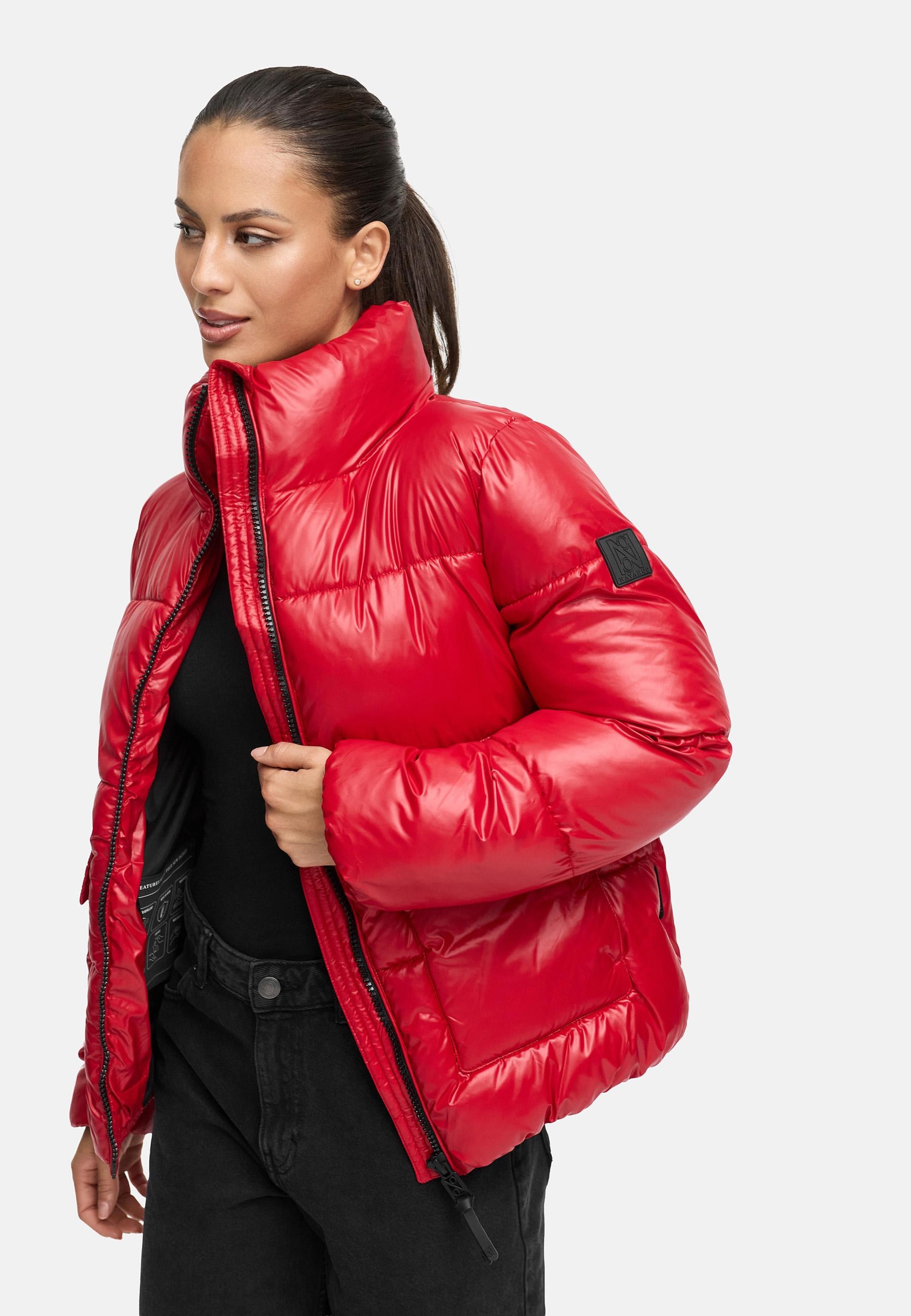 Navahoo Kurzjacke »Eispracht 14«, ohne Kapuze, Kurze gesteppte Damen Winterjacke