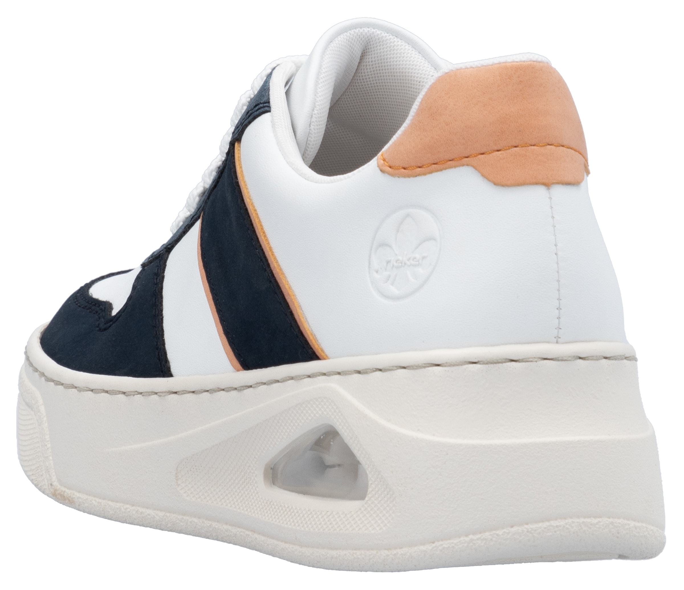 Rieker Plateausneaker, Basket-Sneaker, Schnürschuh, Halbschuh mit Rieker Air Ausstattung