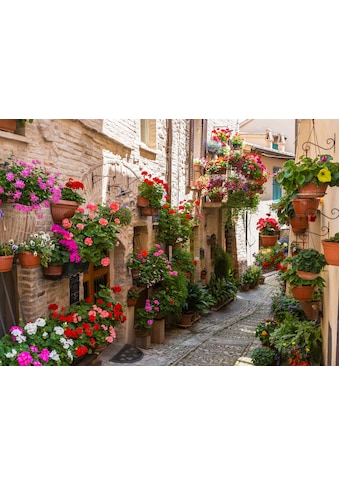 Papermoon Fototapetas »Flower Alley in Spello«