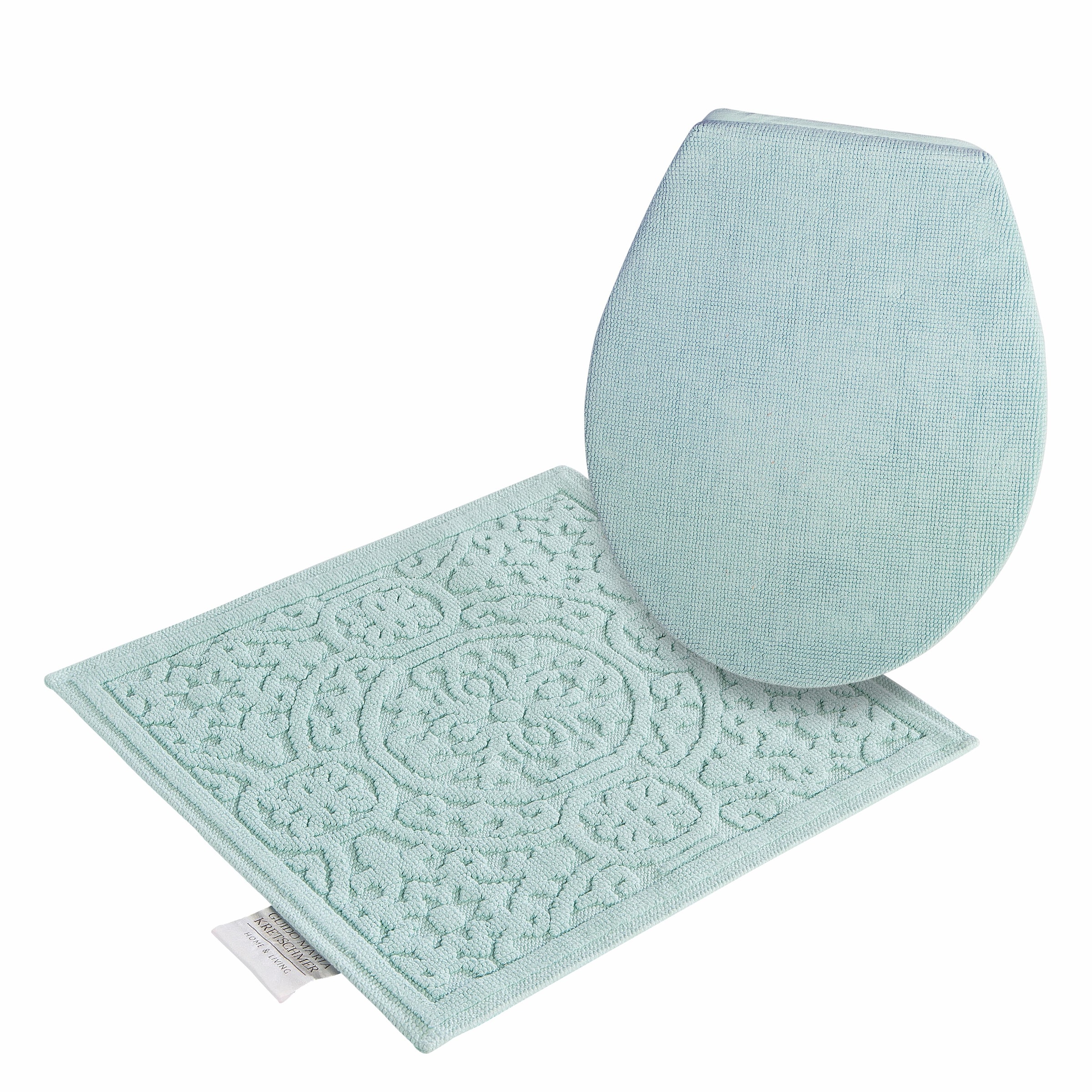 Guido Maria Kretschmer Home&Living Badematte »Garden Pastels«, rutschhemmend beschichtet, fußbodenheizungsgeeignet-schnell trocknend-strapazierfähig, Badteppich, Hoch-Tief-Effekte, auch als 2 tlg. Set erhältlich
