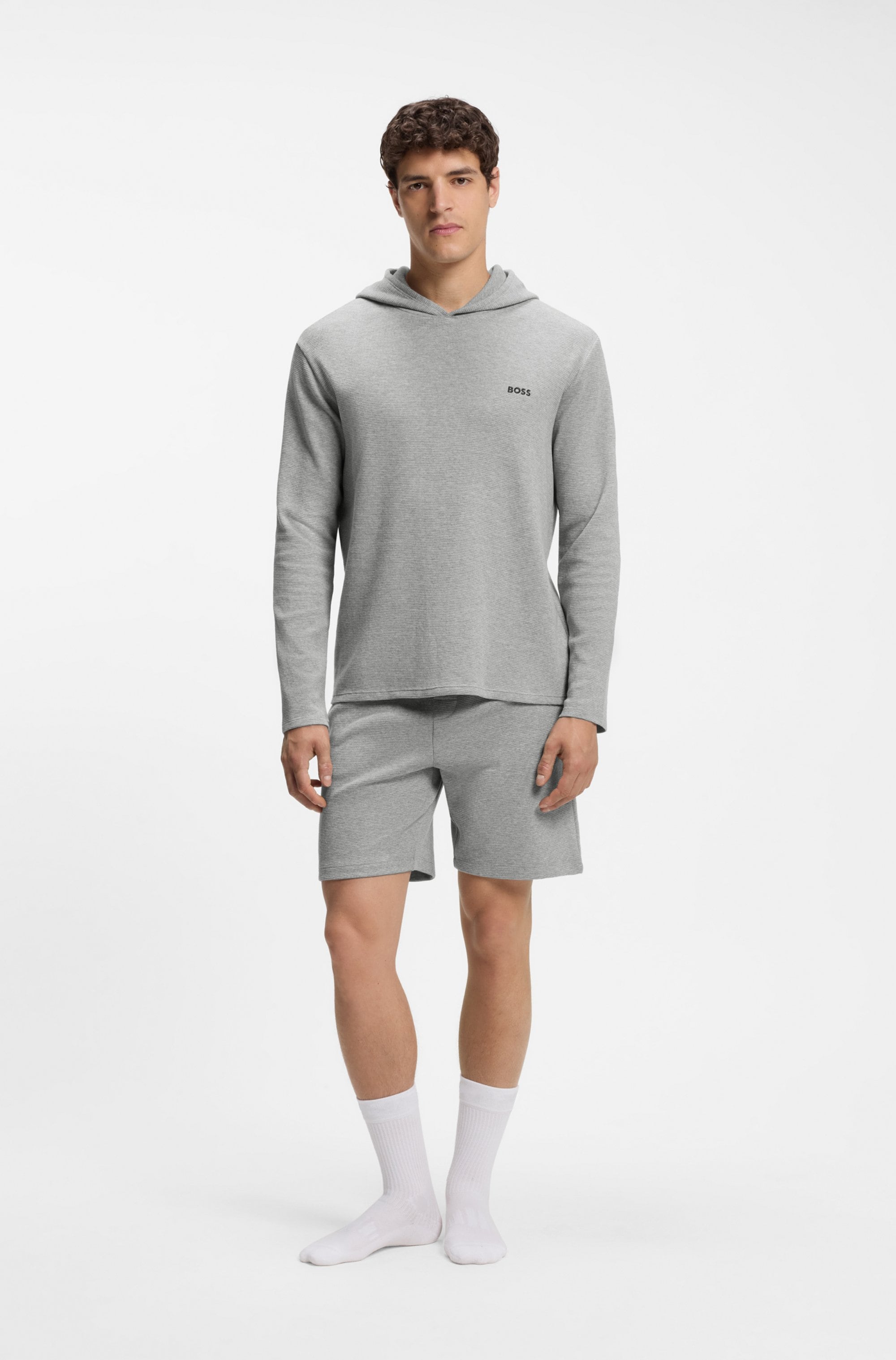 BOSS Hoodie »Waffle LS-Shirt H«

