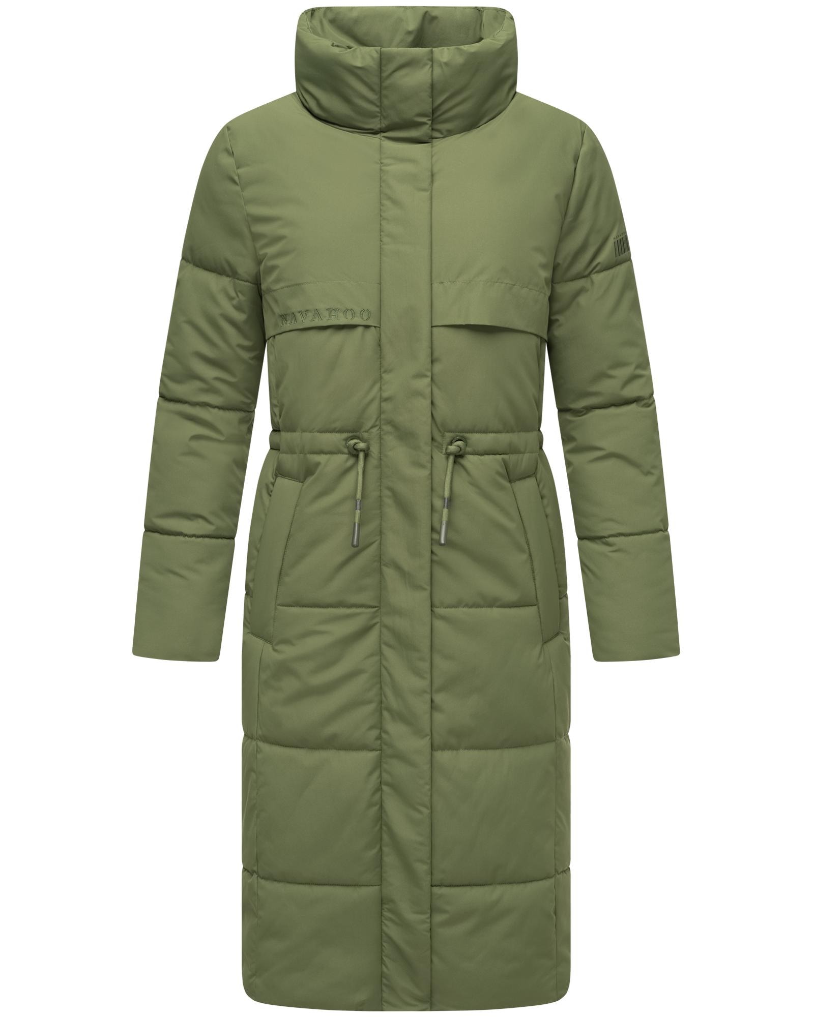 Navahoo Wintermantel »Der Wahnsinn 14«, Damen Steppmantel aus recyceltem Polyester