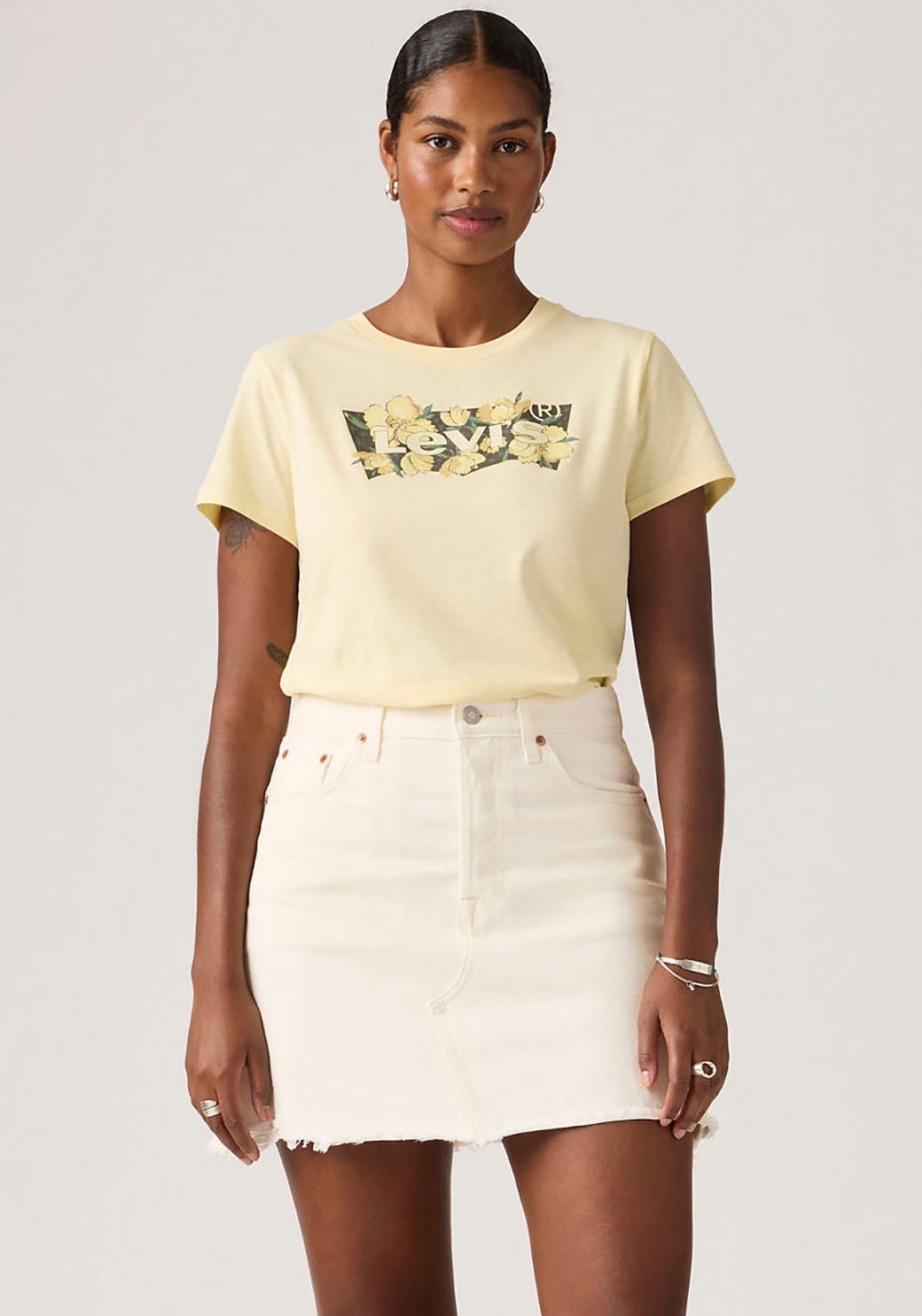 Levis T-Shirt "LSE THE PERFECT TEE" mit Logodruck günstig online kaufen