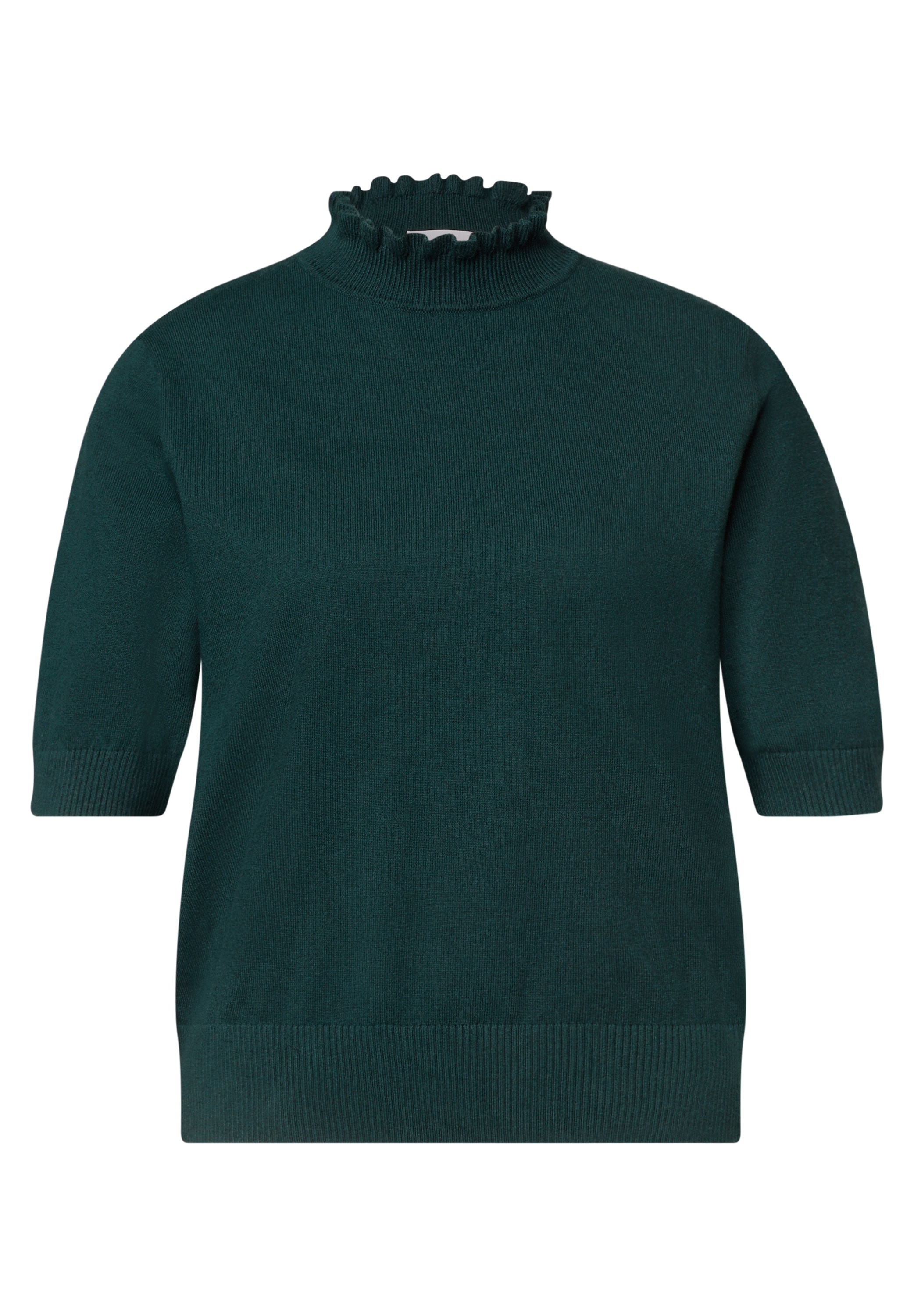 STREET ONE STUDIO Kurzarmpullover im soften Baumwoll-Mix