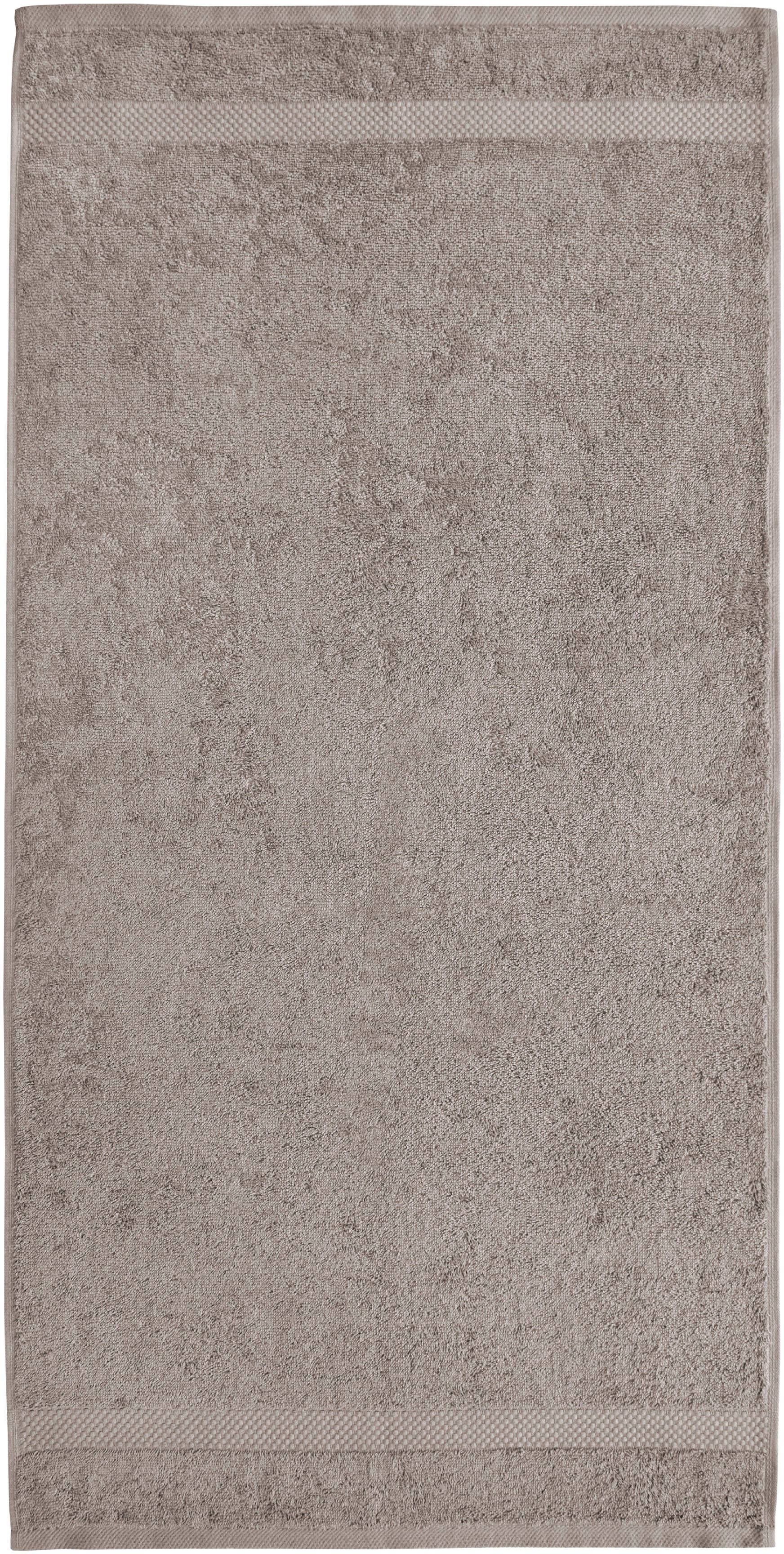 Strandtuch DYCKHOFF, B:70cm L:200cm, grau, Walkfrottier, Obermaterial: 100% Baumwolle, Handtücher, "Planet"