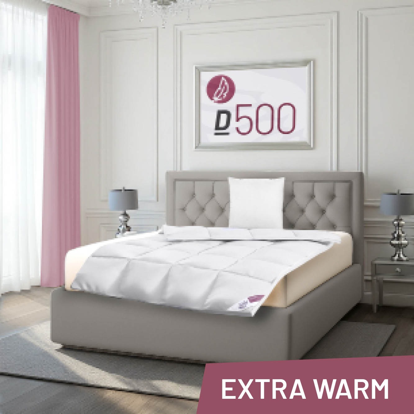 Schlafstil Gänsedaunenbettdecke "D500" extrawarm Füllung 90% Gänsedaunen, K günstig online kaufen