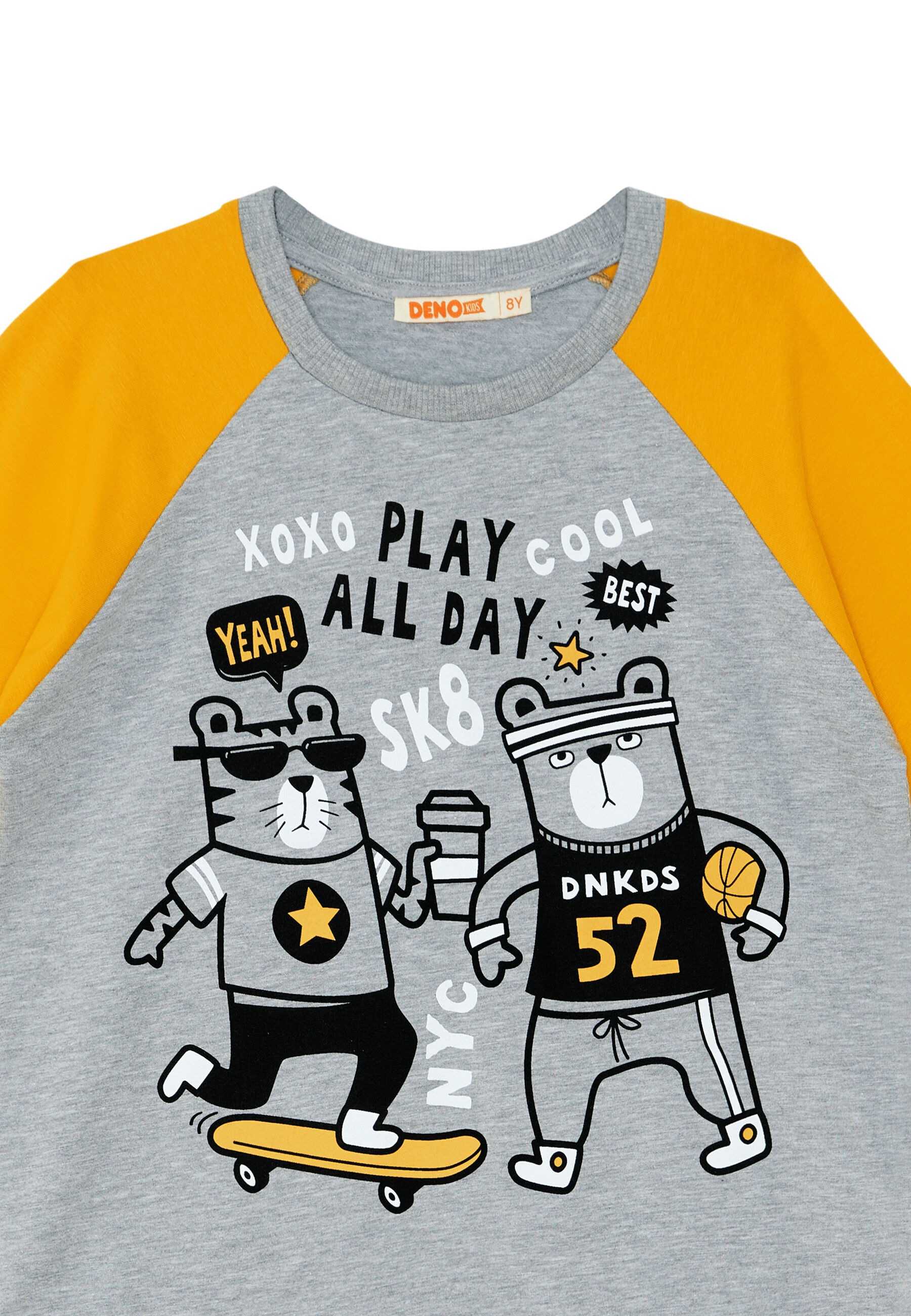 Denokids Hausanzug »Play Allday«, (2 tlg.), mit Tier-Motiv