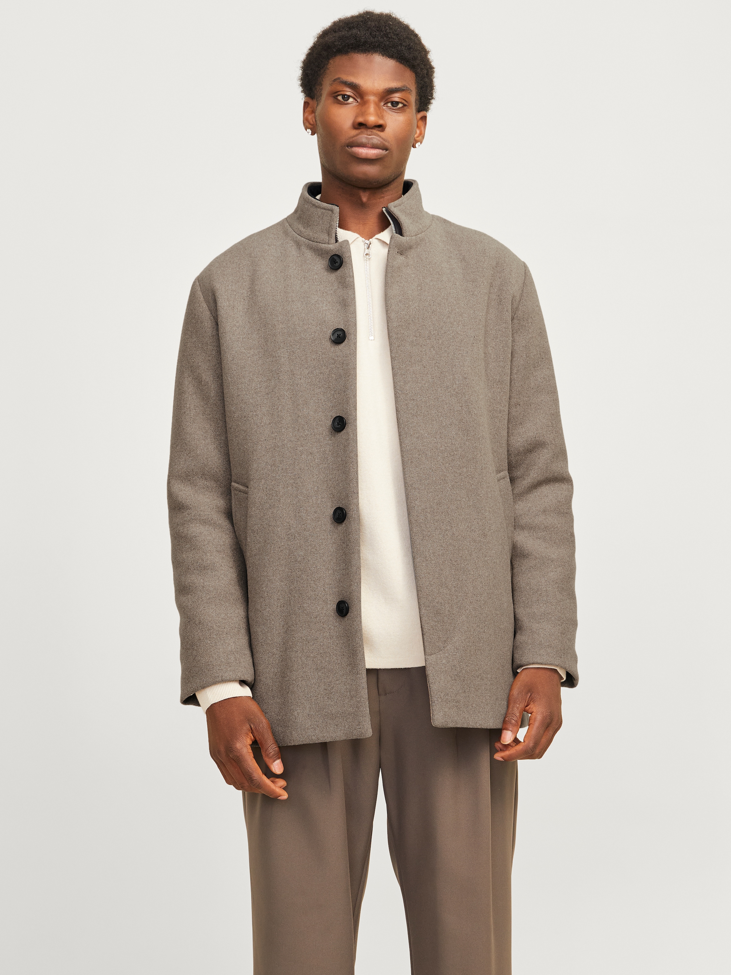 Jack & Jones Wolljacke "JJEHARRISON WOOL JACKET SN" Materialmix, regular fi günstig online kaufen
