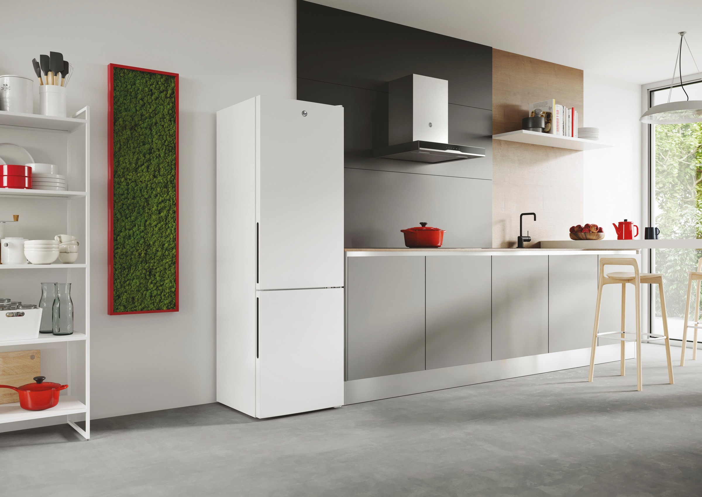 Hoover Kühl-/Gefrierkombination »HOCT3L517EW2«
