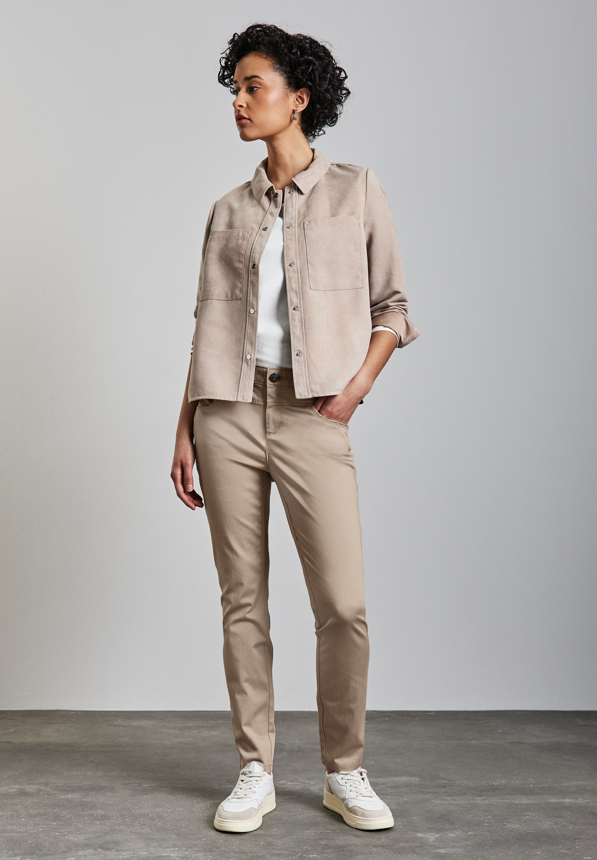 STREET ONE Chinohose, Middle Waist