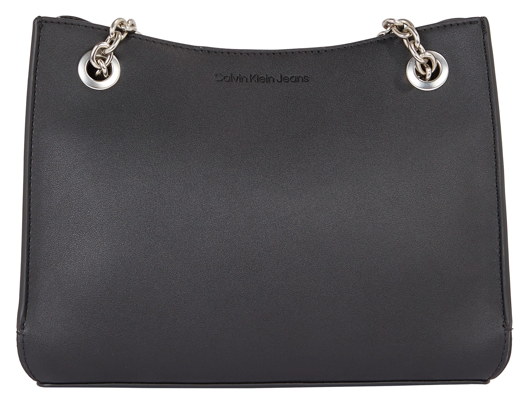 Calvin Klein Jeans Schultertasche »SCULPTED SHOULDER BAG24 MONO«, mit großflächigem Markenlogo vorne Handtasche Damen Tasche Damen