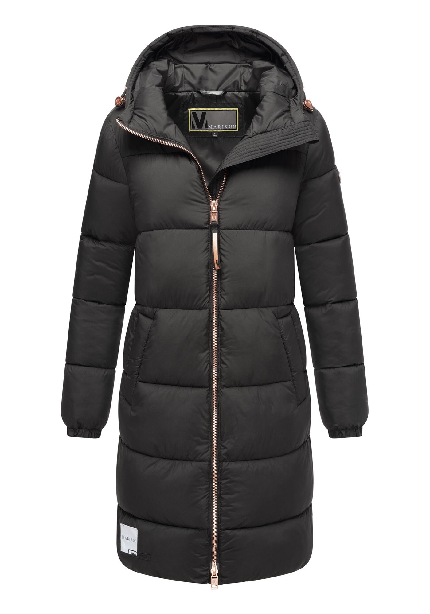 Marikoo Winterjacke »Nomadiaa«, Lange Damen Winterjacke