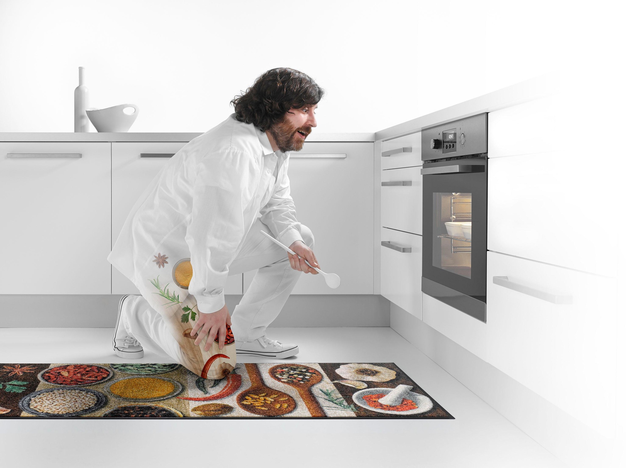 wash+dry by Kleen-Tex Küchenläufer "Hot Spices" rechteckig 9 mm Höhe Teppic günstig online kaufen