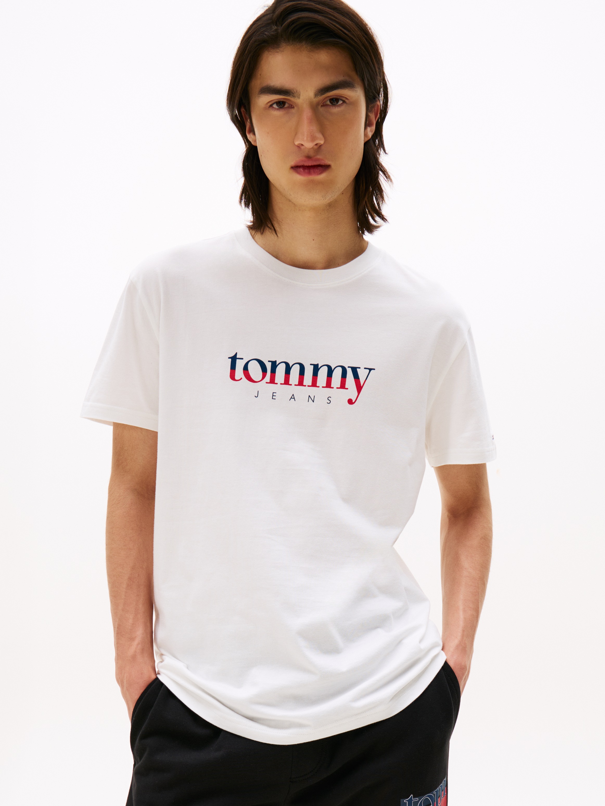 Tommy Jeans T-Shirt "aus Jersey mit Logo" günstig online kaufen
