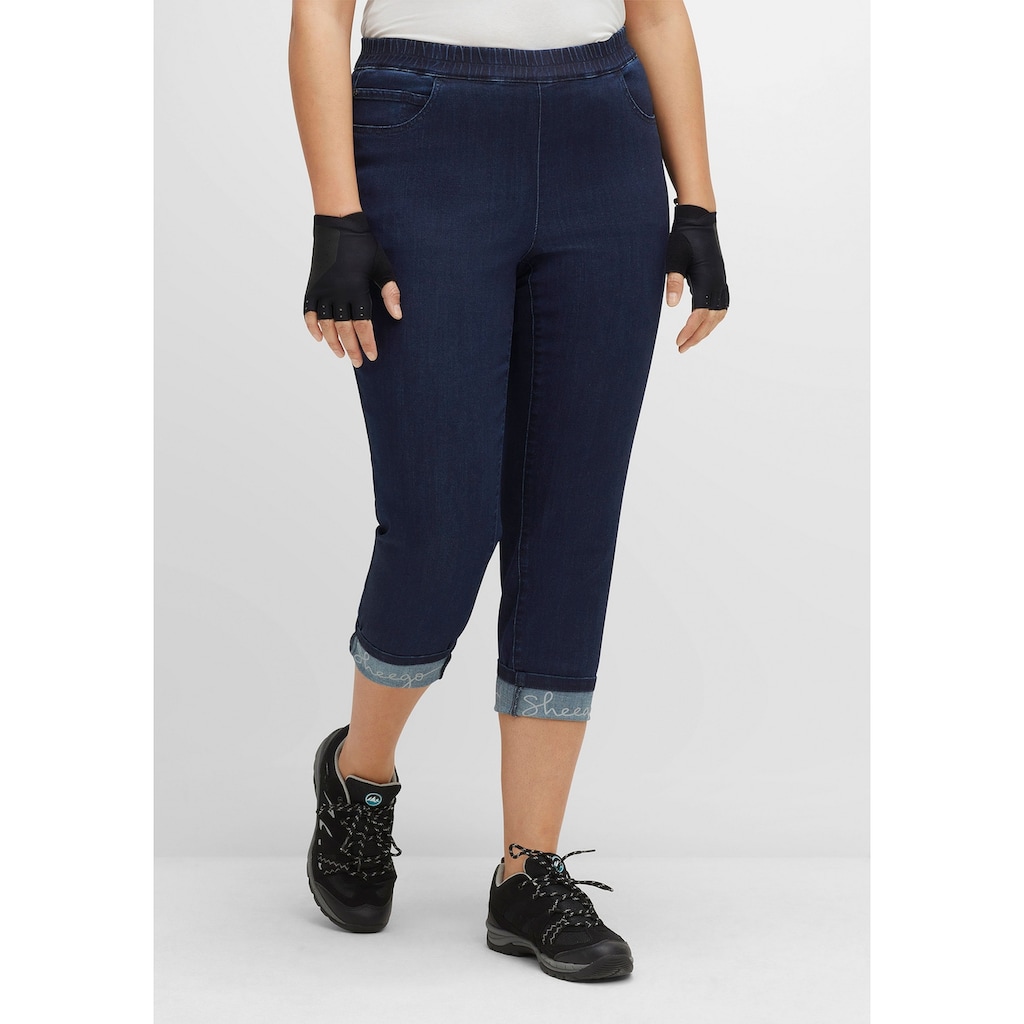 Sheego Stretch-Jeans »Große Größen« mit gepolsterter Innenhose