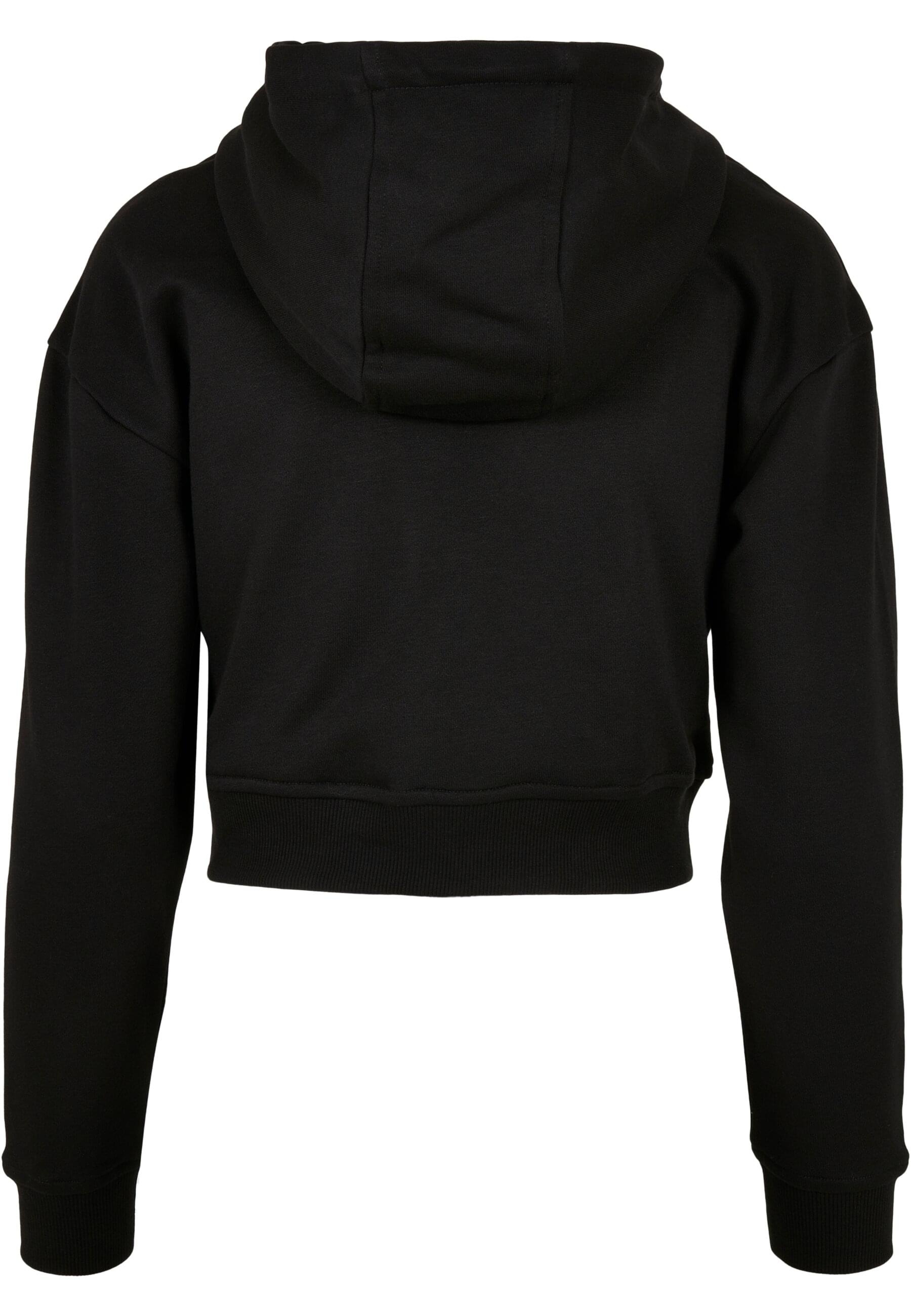 URBAN CLASSICS Rundhalspullover »Urban Classics Damen Ladies Short Terry Hoody«