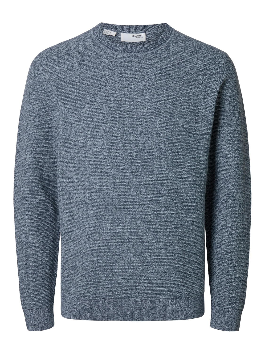 SELECTED HOMME Strickpullover »SLHROSS LS KNIT STRUCTURE CREW NECK NOOS«