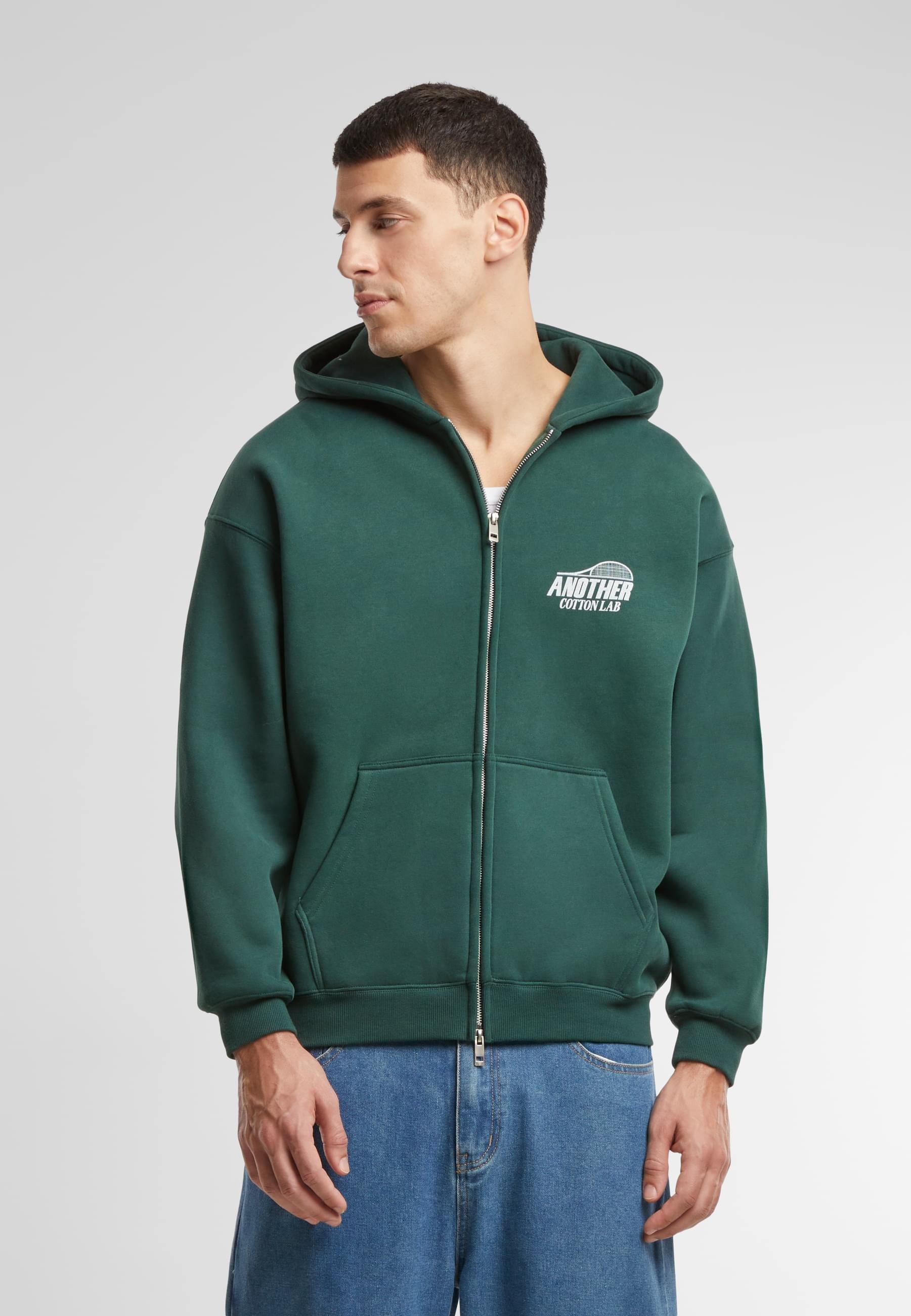 Another Cotton Lab Sweatjacke »Another Cotton Lab Another Racket Oversized Zip Hoodie«