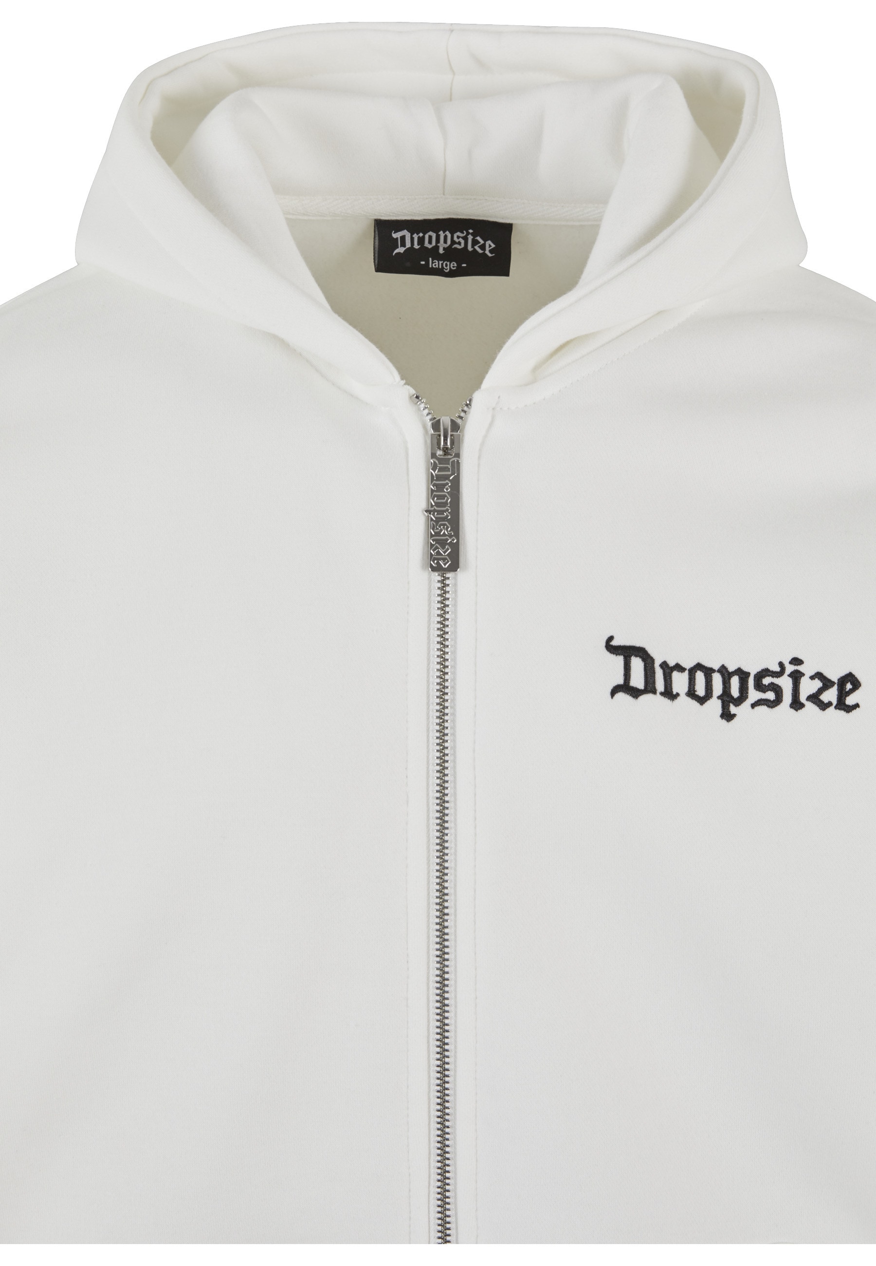 Dropsize Kapuzensweatshirt »Dropsize Herren Super Heavy Oversize Blank Zip Hoodie«, 1
