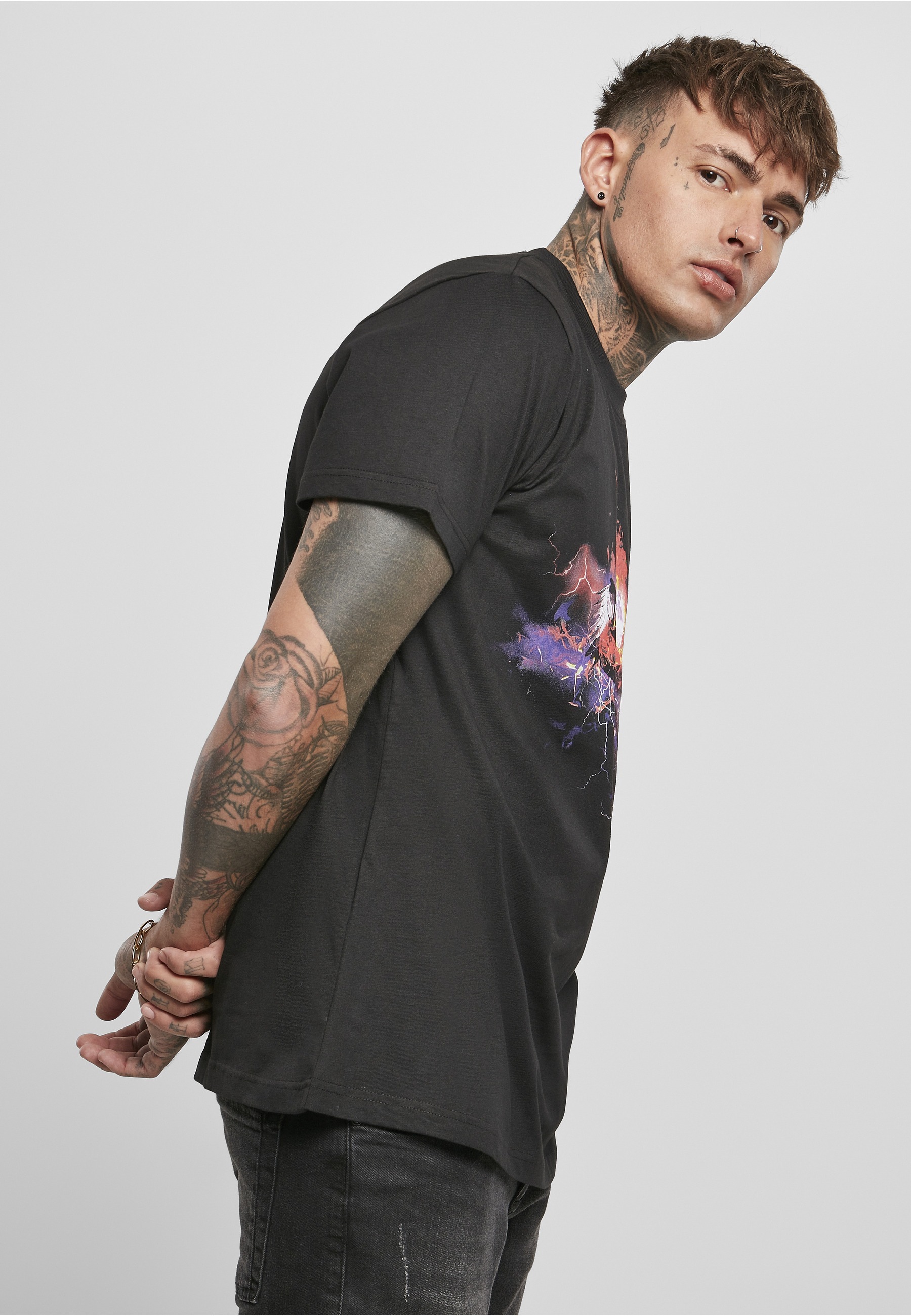 MisterTee T-Shirt »MisterTee Herren Eagle Tee« 1 Stk.