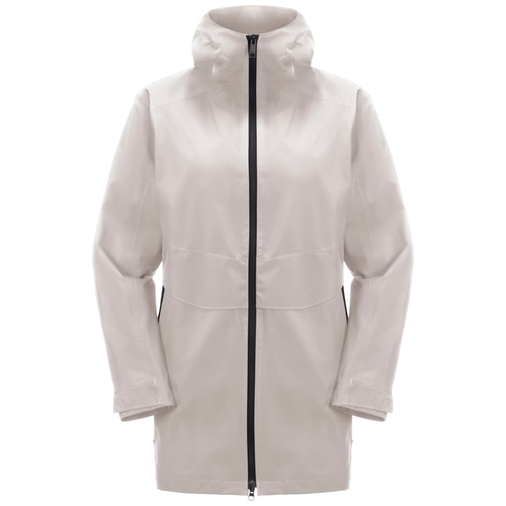 Jack Wolfskin Langjacke »MAINKAI LONG JKT W«, mit Kapuze