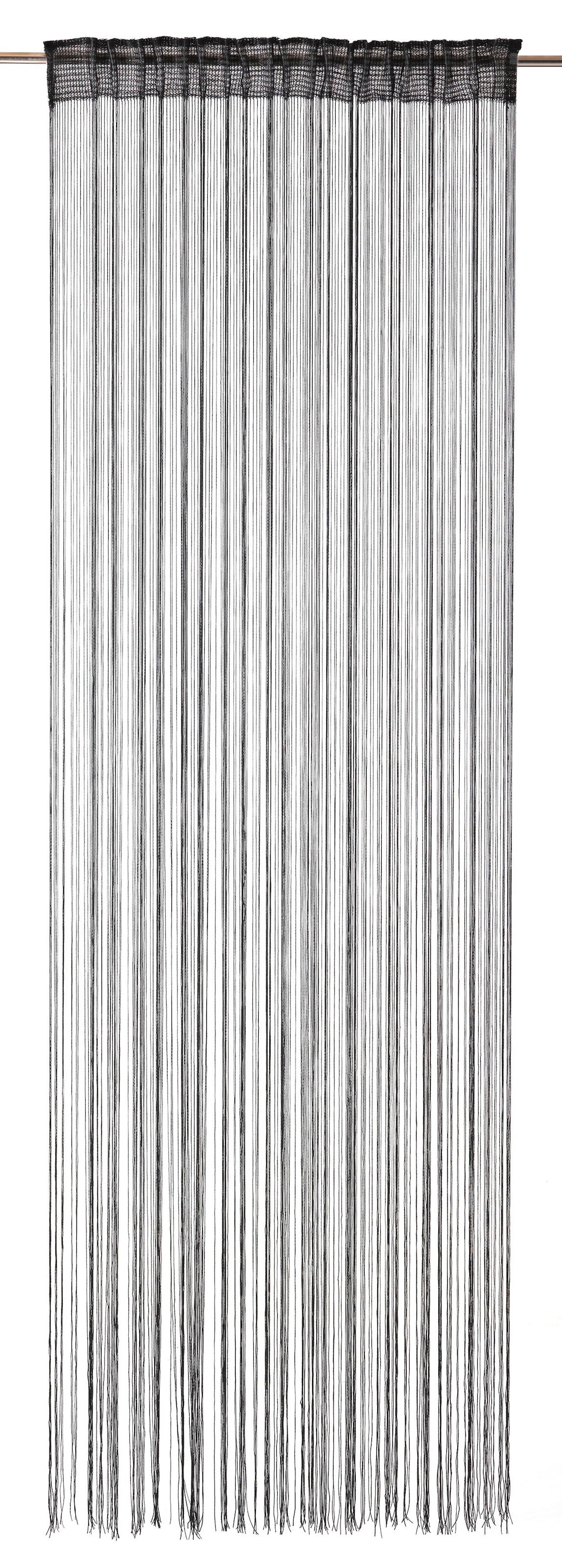 HOME WOHNIDEEN Fadenvorhang »SIMINO«, (1 St.), Fadenstore Jacquard, Kombiband