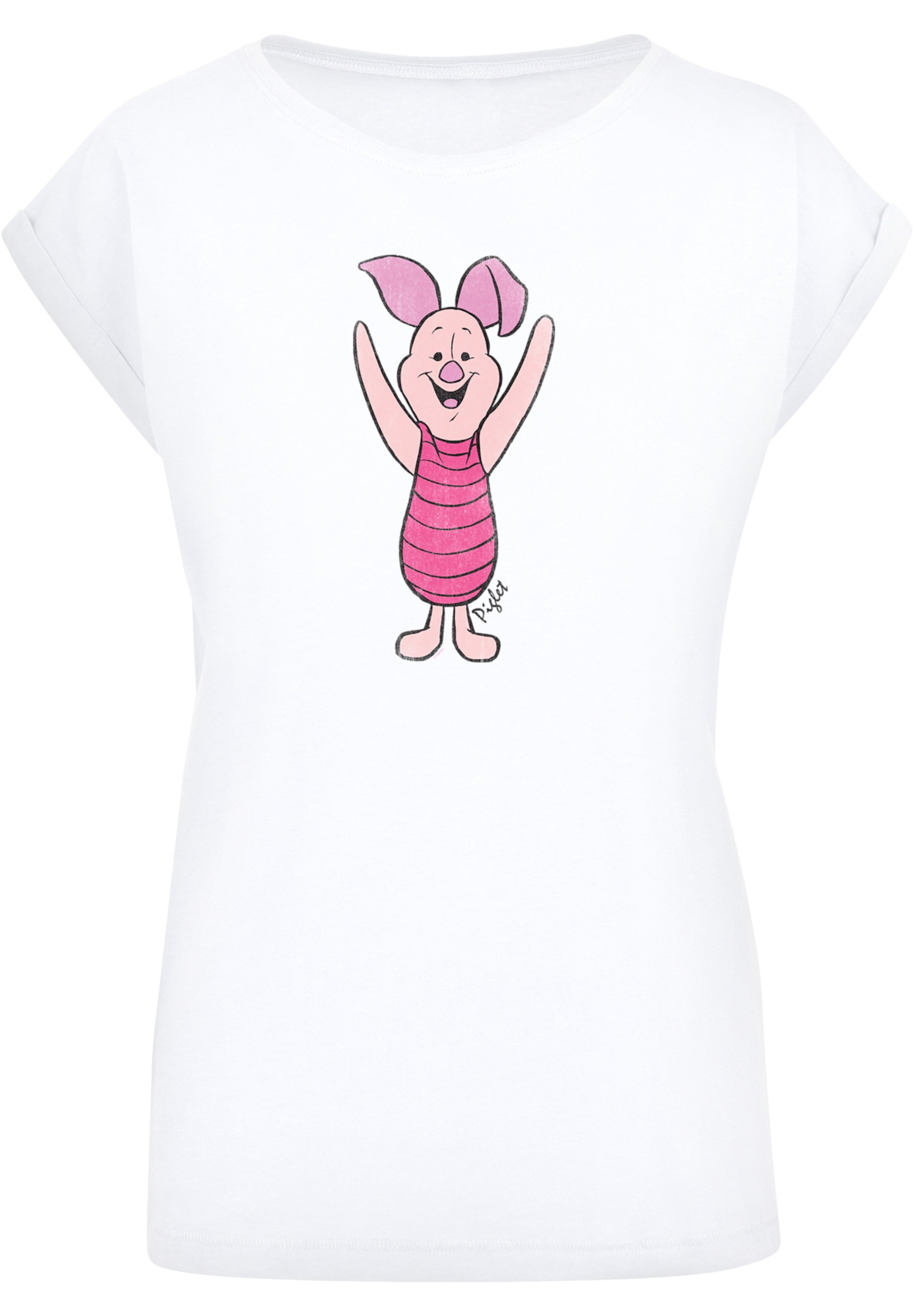 F4NT4STIC T-Shirt »Winnie Puuh Ferkel Piglet Classic«, Print
