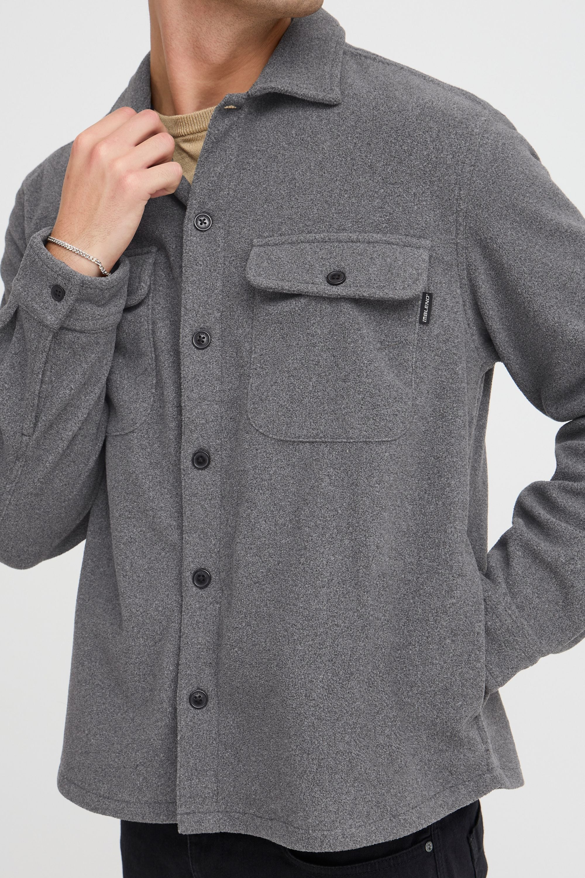Blend Hemdjacke »Hemdjacke BHShirt«, ohne Kapuze