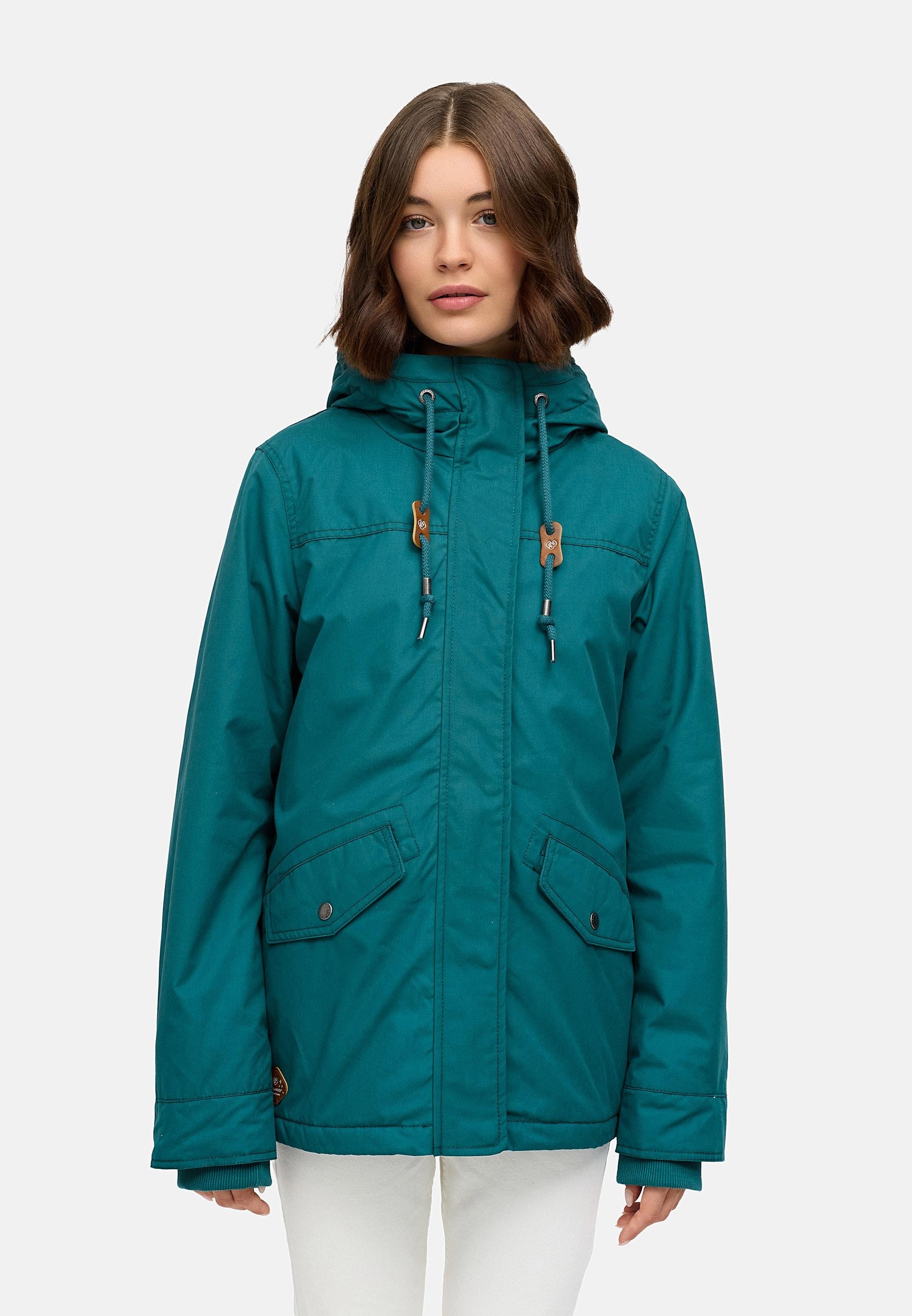 Ragwear Winterjacke »Parkker Warm YOUMODO«, mit Kapuze, Winter Parka mit kuscheligem Teddy-Innenfutter