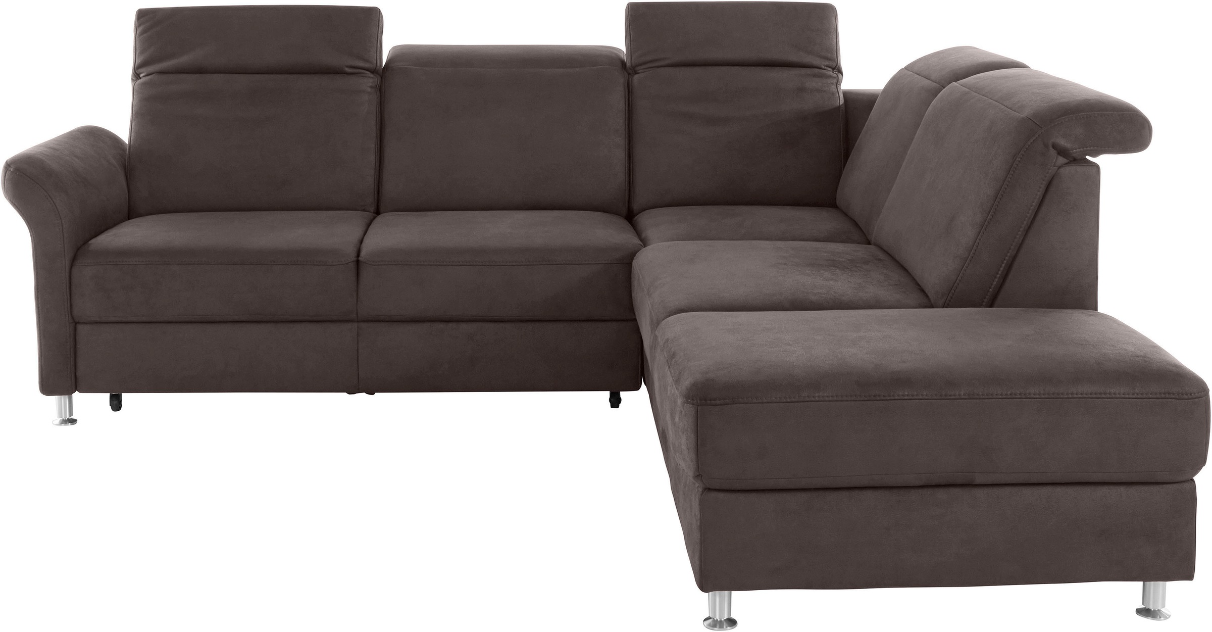 sit&more Ecksofa "Darwin L-Form", inklusive Federkern, wahlweise mit Kopfte günstig online kaufen