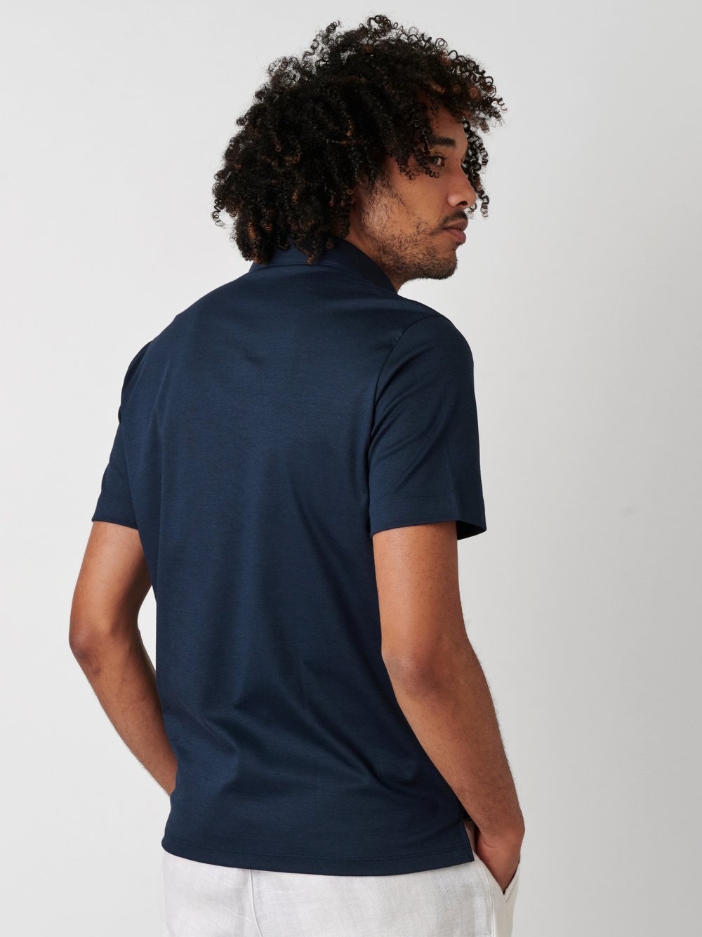 DESOTO Poloshirt »Essential Polo Kent 1/2«, Mit Rundhalsausschnitt