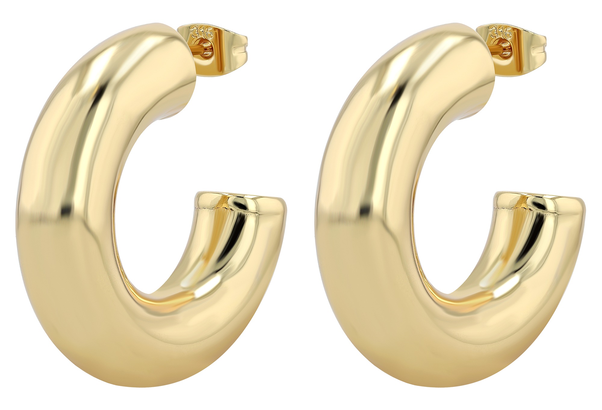 Adelia´s Paar Ohrhänger »Damen Ohrringe – Ohrstecker aus Edelstahl« Perfekt als Geschenk zum Jubiläum