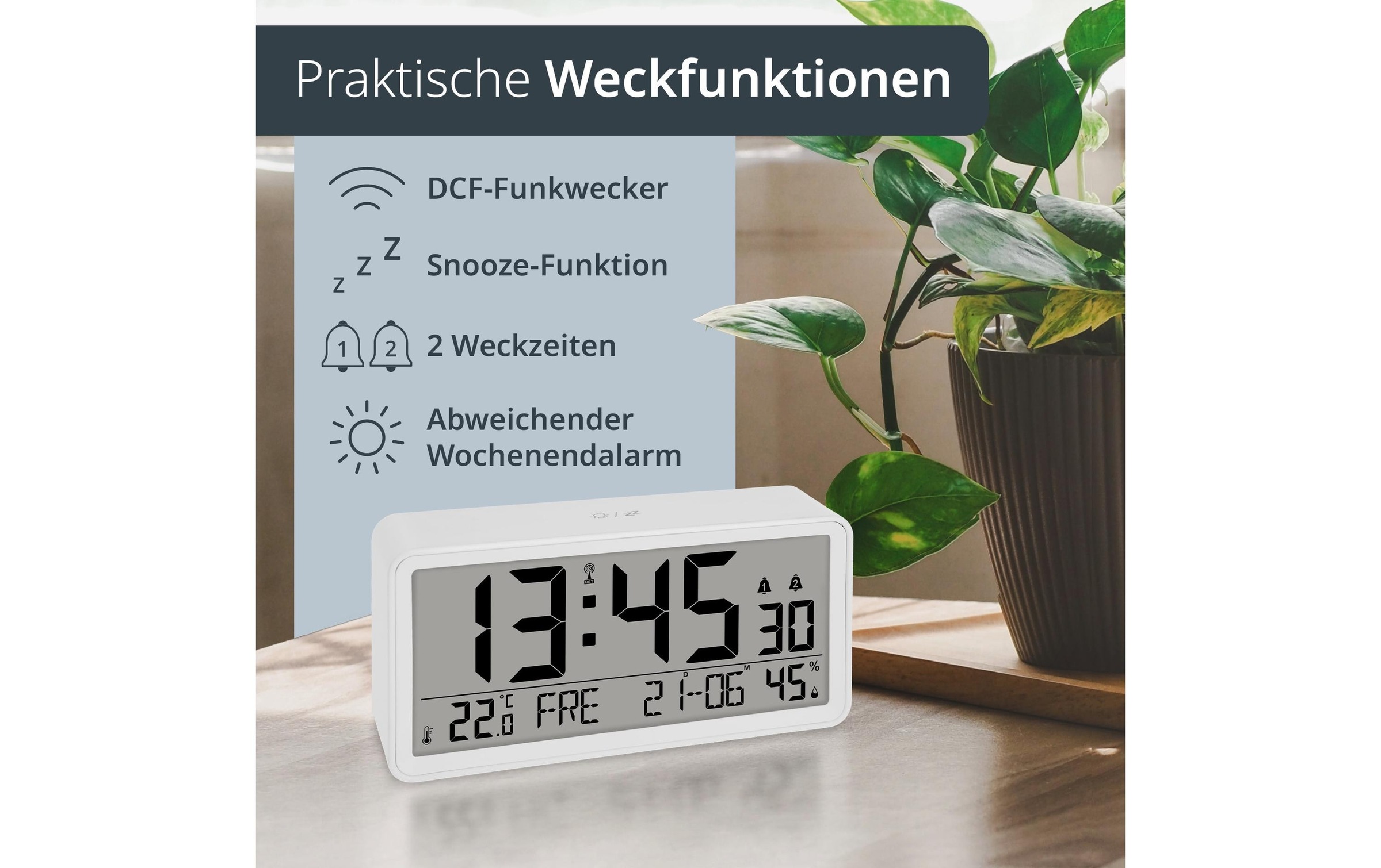 ADE Tischuhr »digital«