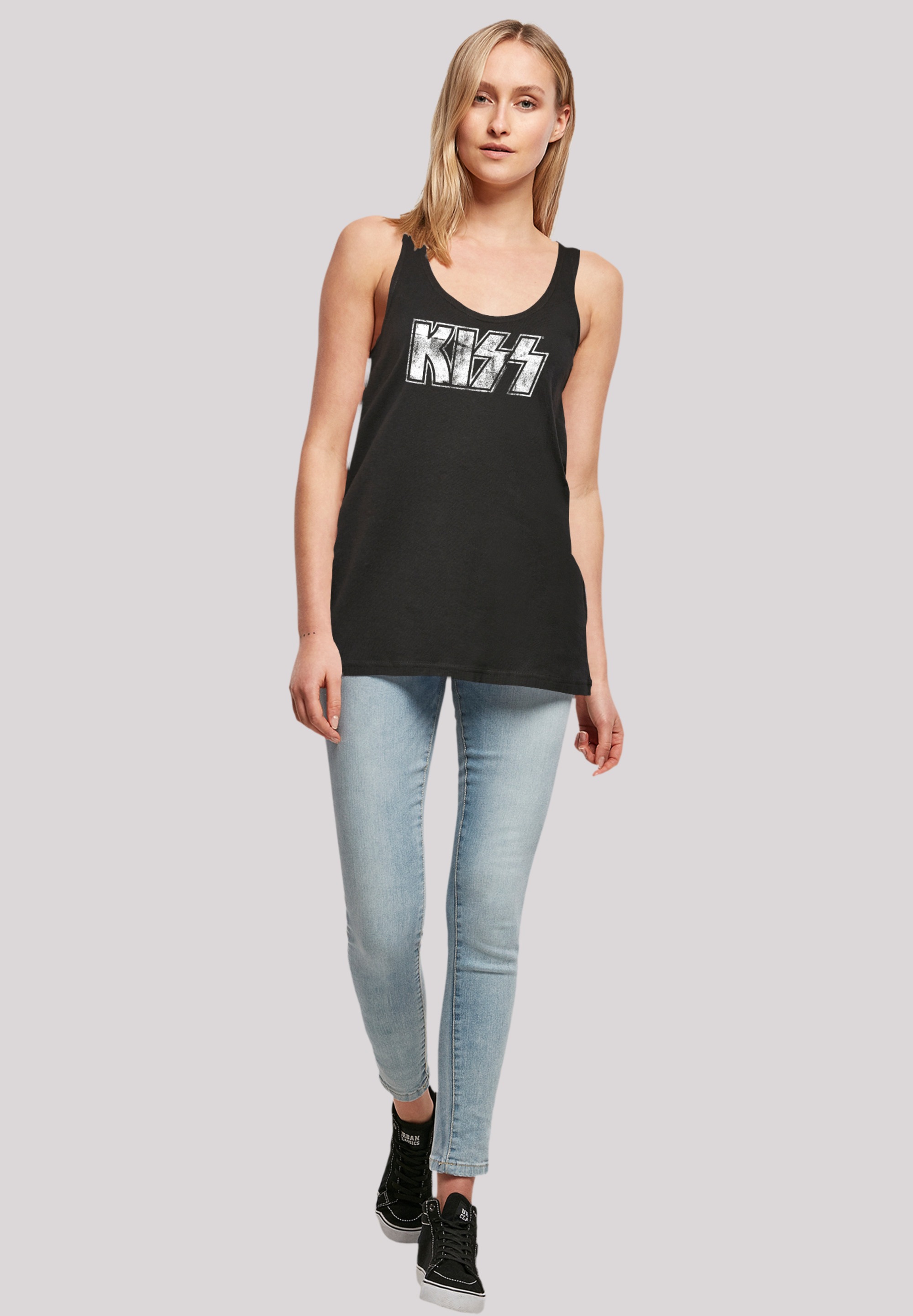 F4NT4STIC T-Shirt »Kiss Rock Band Vintage Logo«, Premium Qualität, Musik, By Rock Off