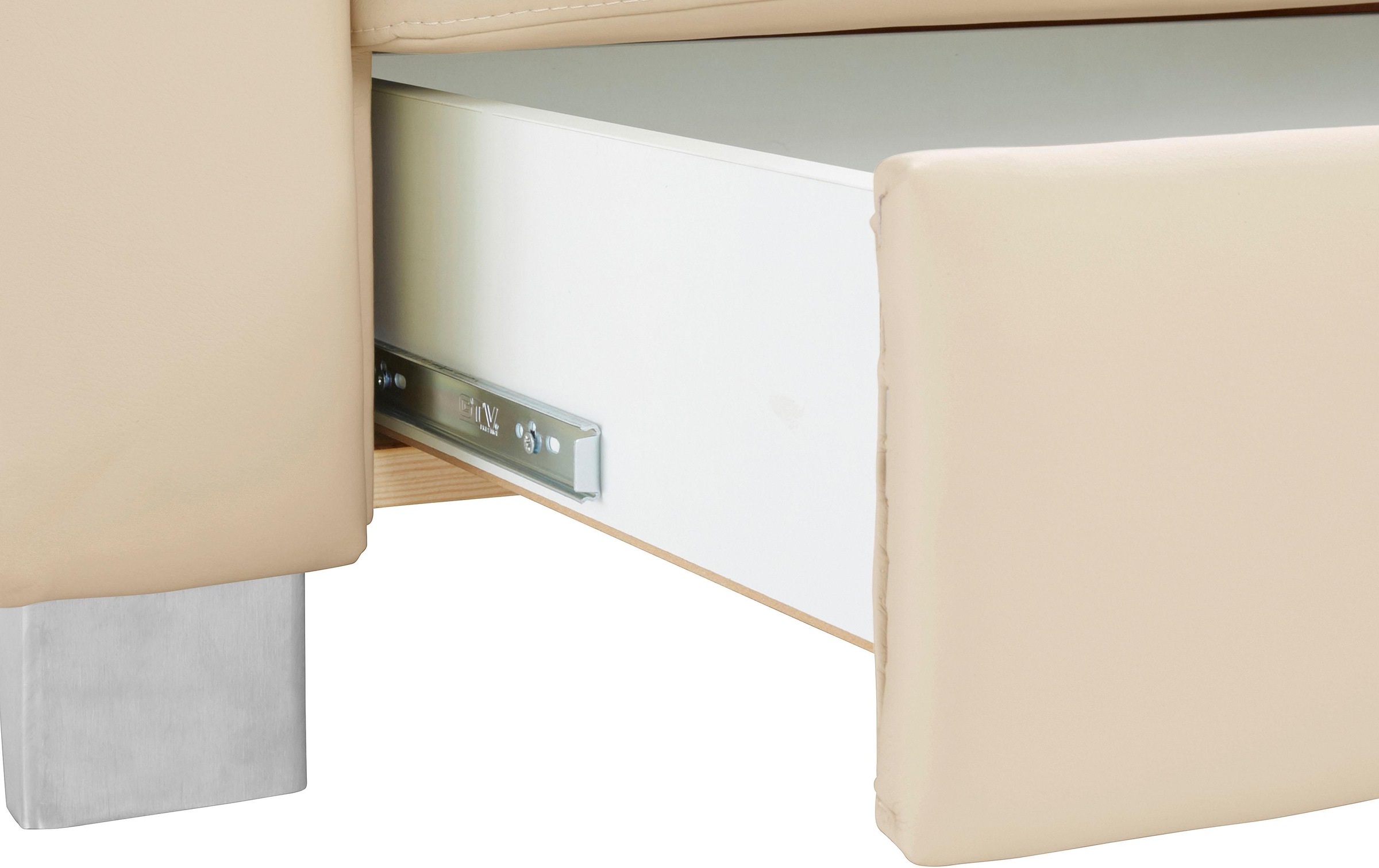 sit&more Ecksofa »Boccaccio L-Form«, mit Federkern und Kopfteilverstellung, wahlweise mit Bettfunktion