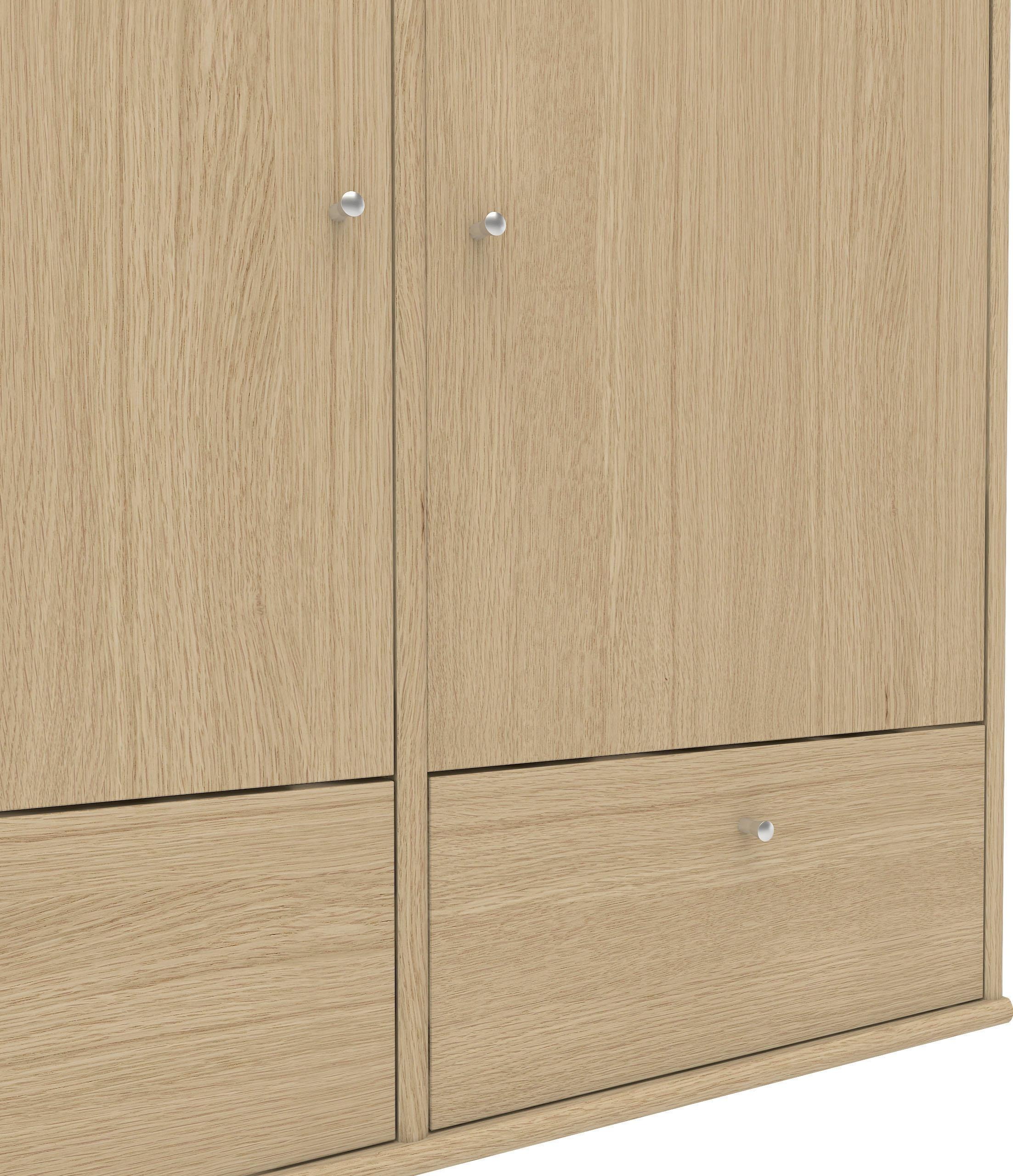 Hammel Furniture Highboard »Mistral Hochkommode, Hochschrank«, mit Türen und Schubladen, Breite: 133cm, anpassungsbar Designmöbel