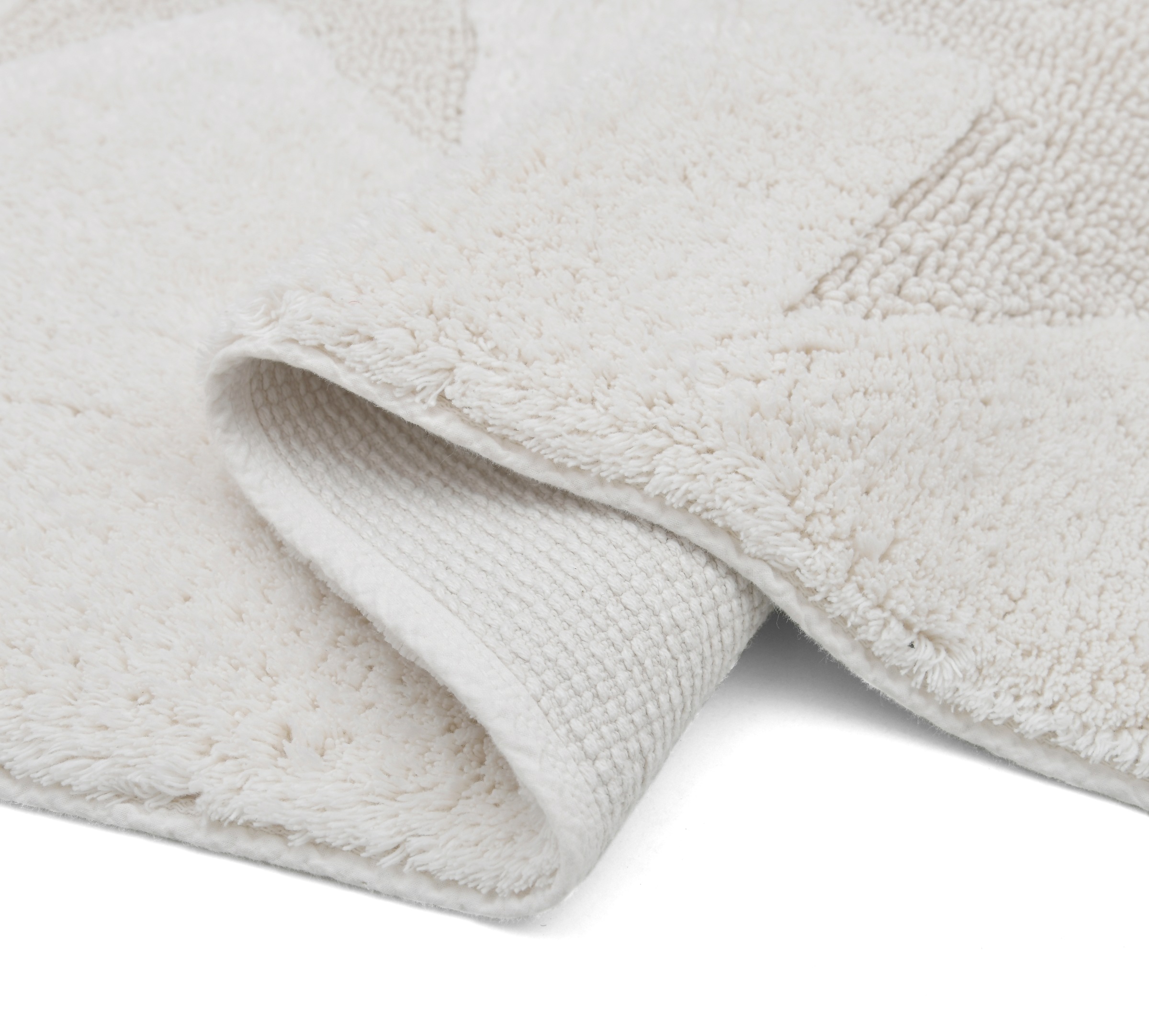 OTTO home Badematte »Marie, Badvorleger, Badezimmer Teppich« Höhe 13 mm rutschhemmend beschichtet fußbodenheizungsgeeignet | strapazierfähig Badteppich, Stern Motiv, Hoch-Tief-Struktur, auch als Set