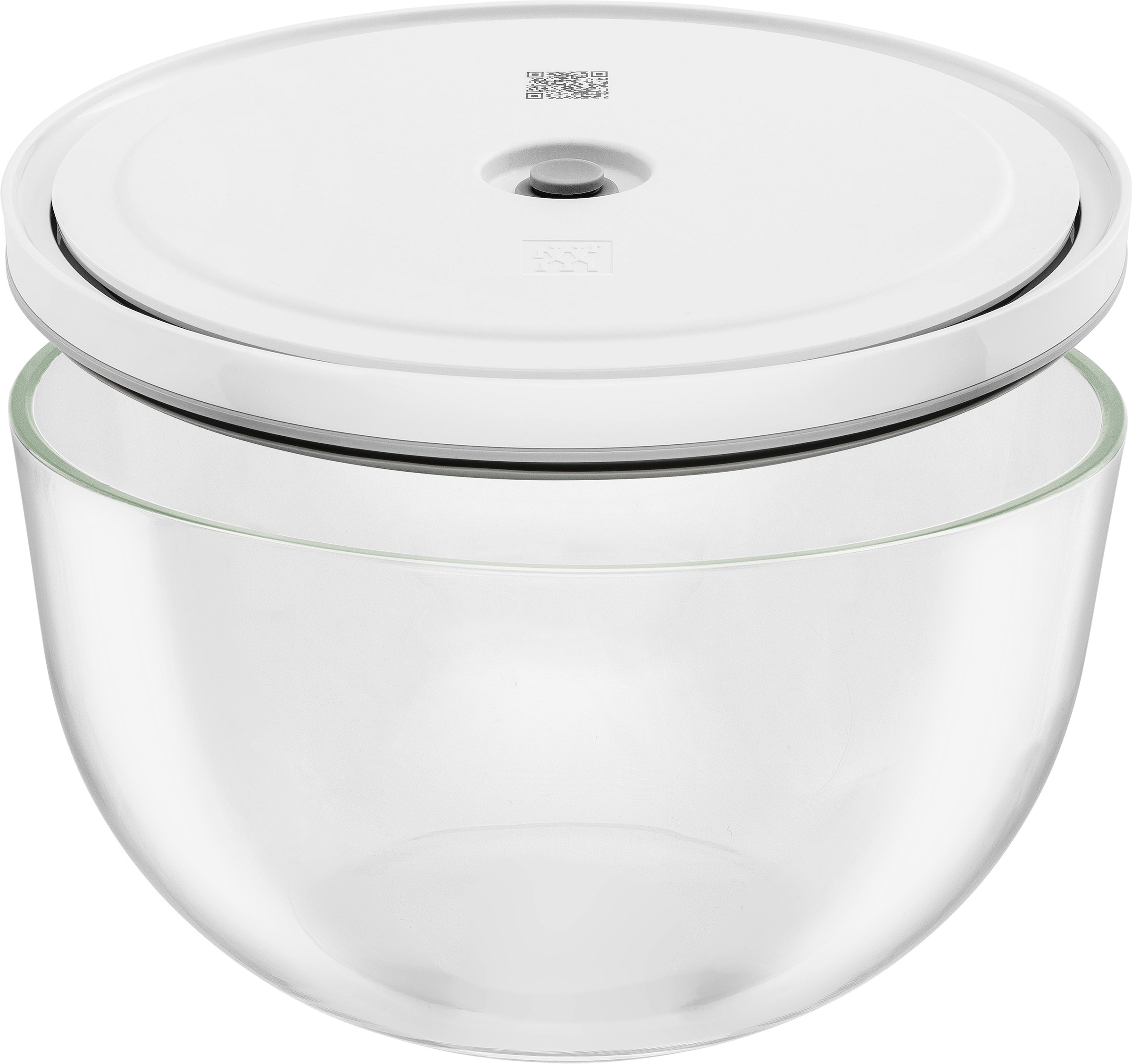 Zwilling Aufbewahrungsschüssel »Fresh & Save BOWLS«, (2 tlg., Schüssel inkl. Deckel), Vakuumschüssel L / 24 cm, Glas