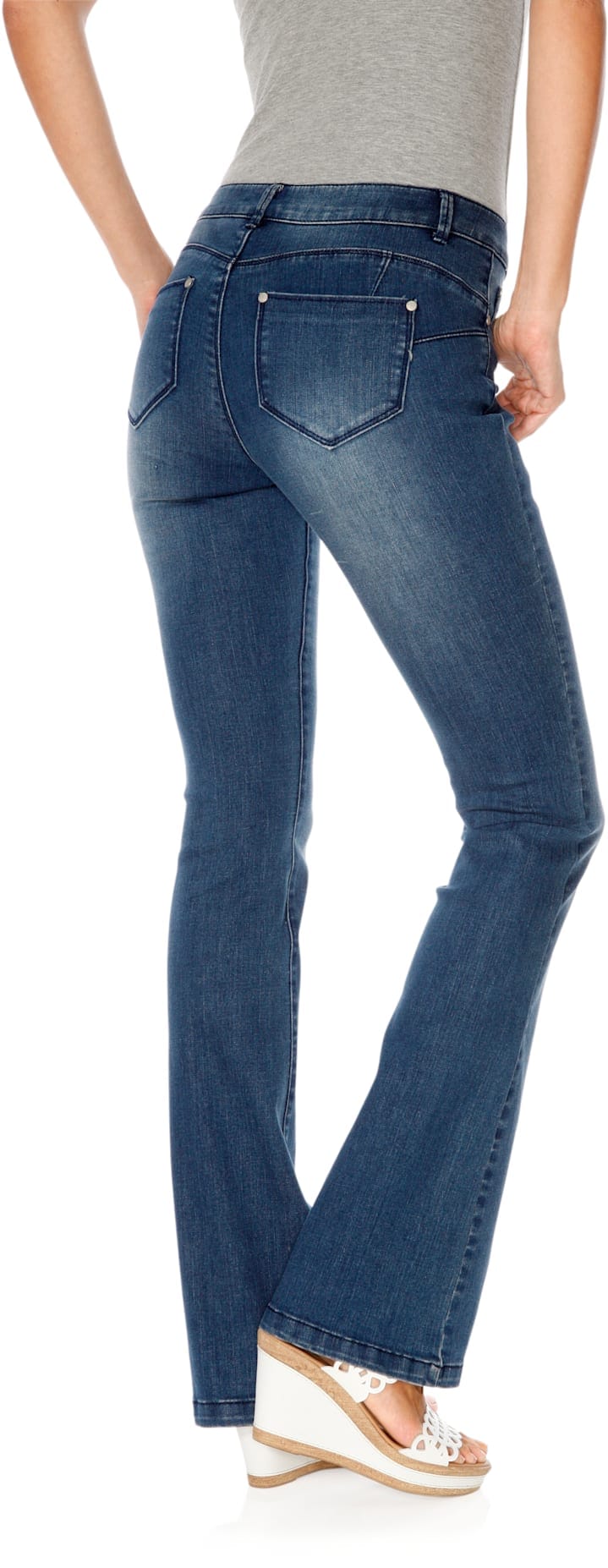 heine Bootcut-Jeans, (1 tlg.)