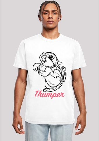 T-Shirt »Disney Bambi Klopfer Line Zeichnung«, Herren,Premium...