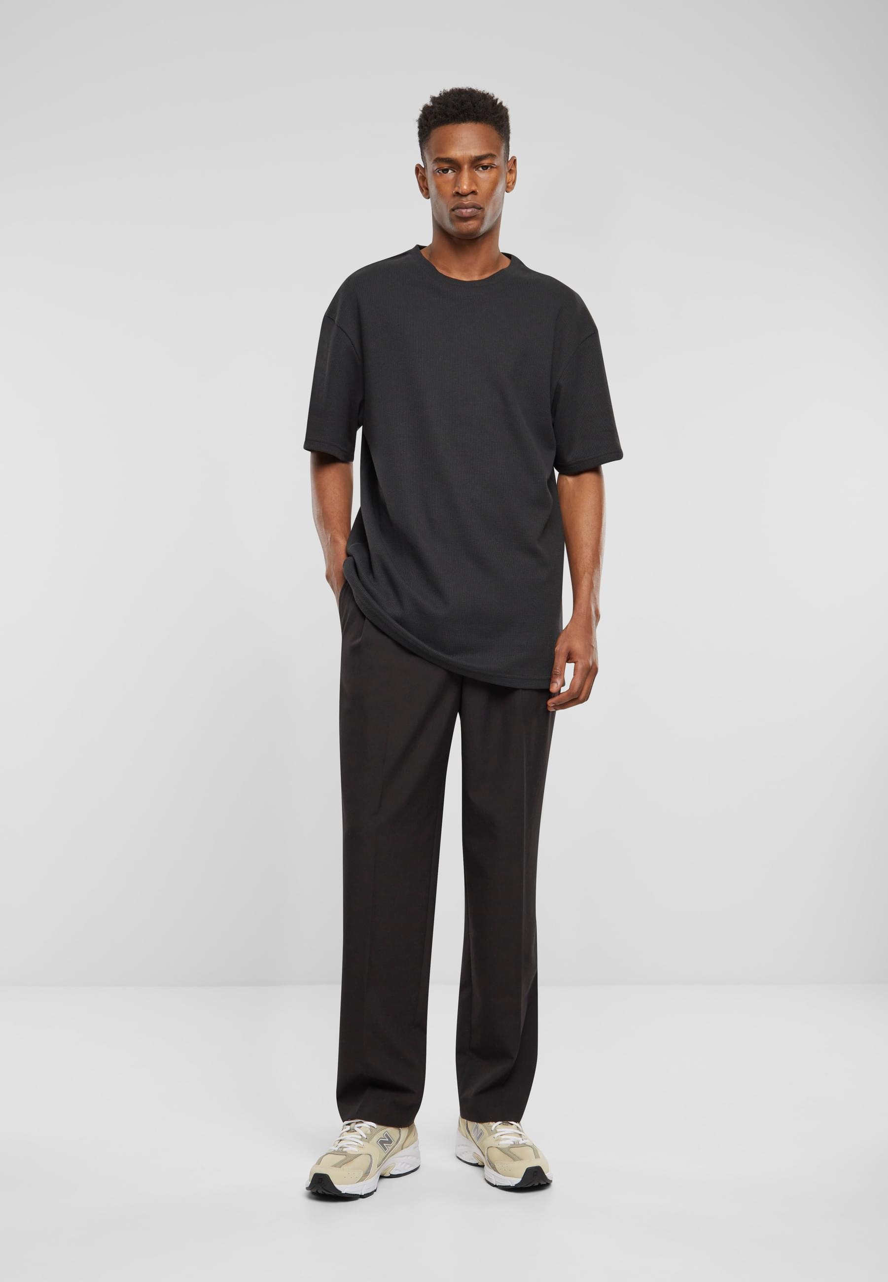 URBAN CLASSICS Stoffhose »Urban Classics Herren Double Pleated Pants«, (1 tlg.)