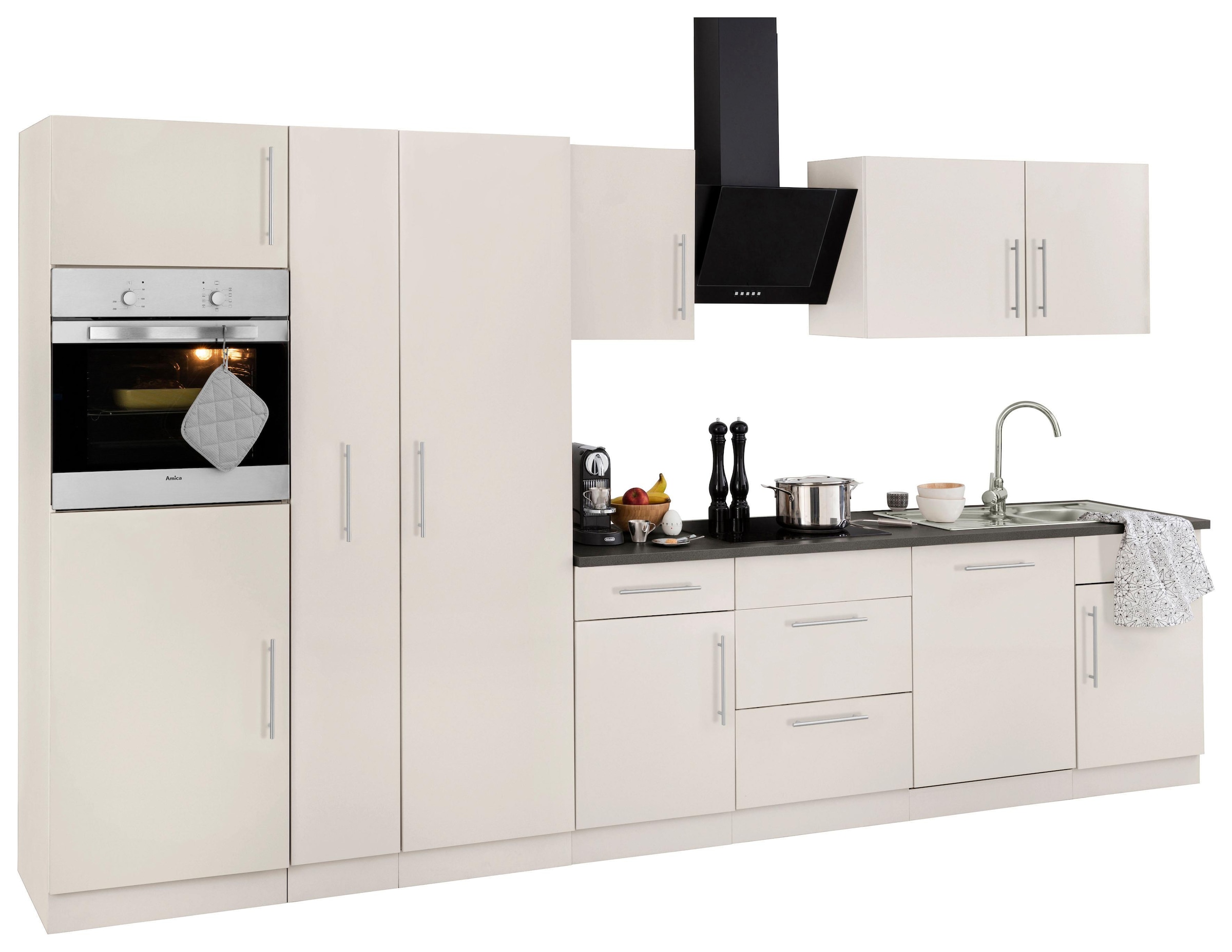 wiho Küchen Küchenzeile "Cali, TOPSELLER" ohne E-Geräte, Breite 360 cm günstig online kaufen