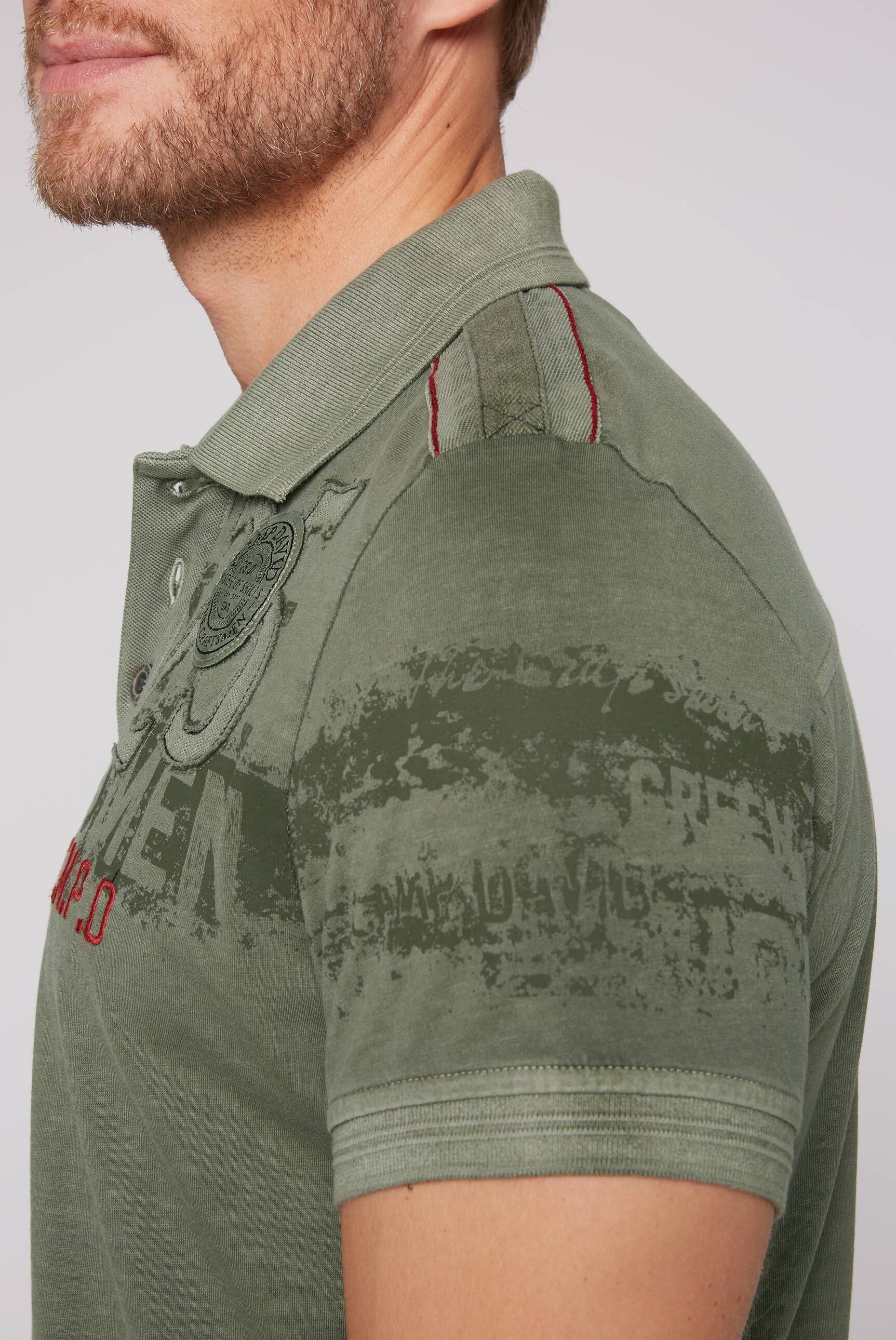 CAMP DAVID Poloshirt, mit Seitenschlitze