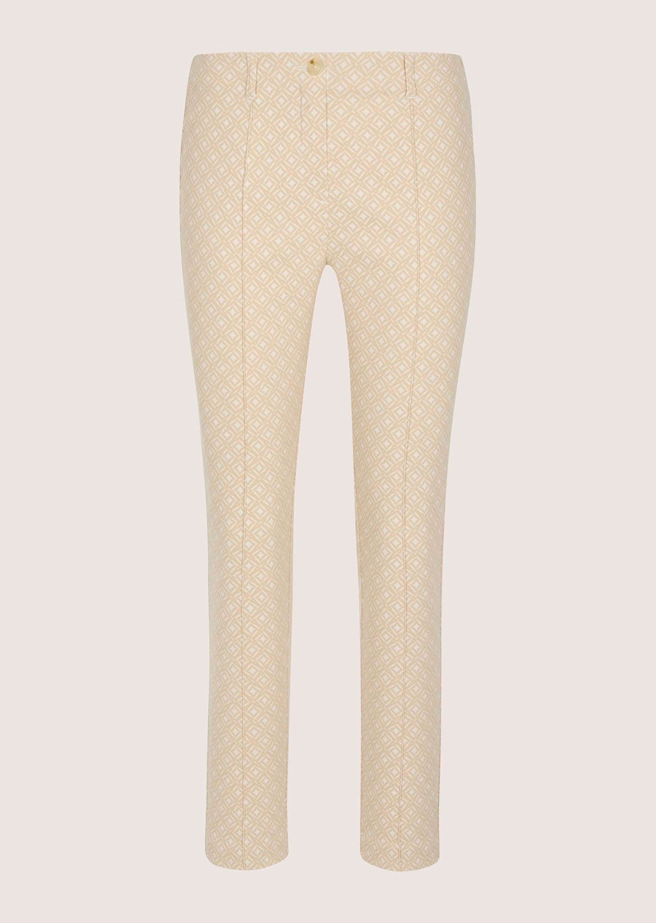 MADELEINE "Jerseyhose Jacquardhose mit grafischem Muster" Jacquardhose mit elastischem Bund