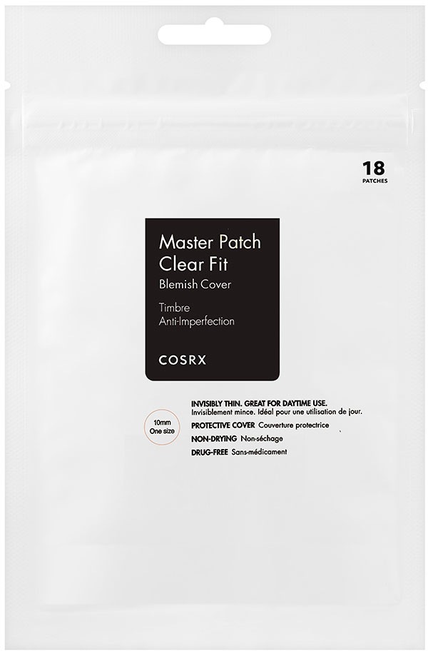 COSRX Gesichtspflege "Master Patch Clear Fit", transparent, Hautpflegemittel, Behandelt Unreinheiten, repariert geschädigte Haut, dünn.