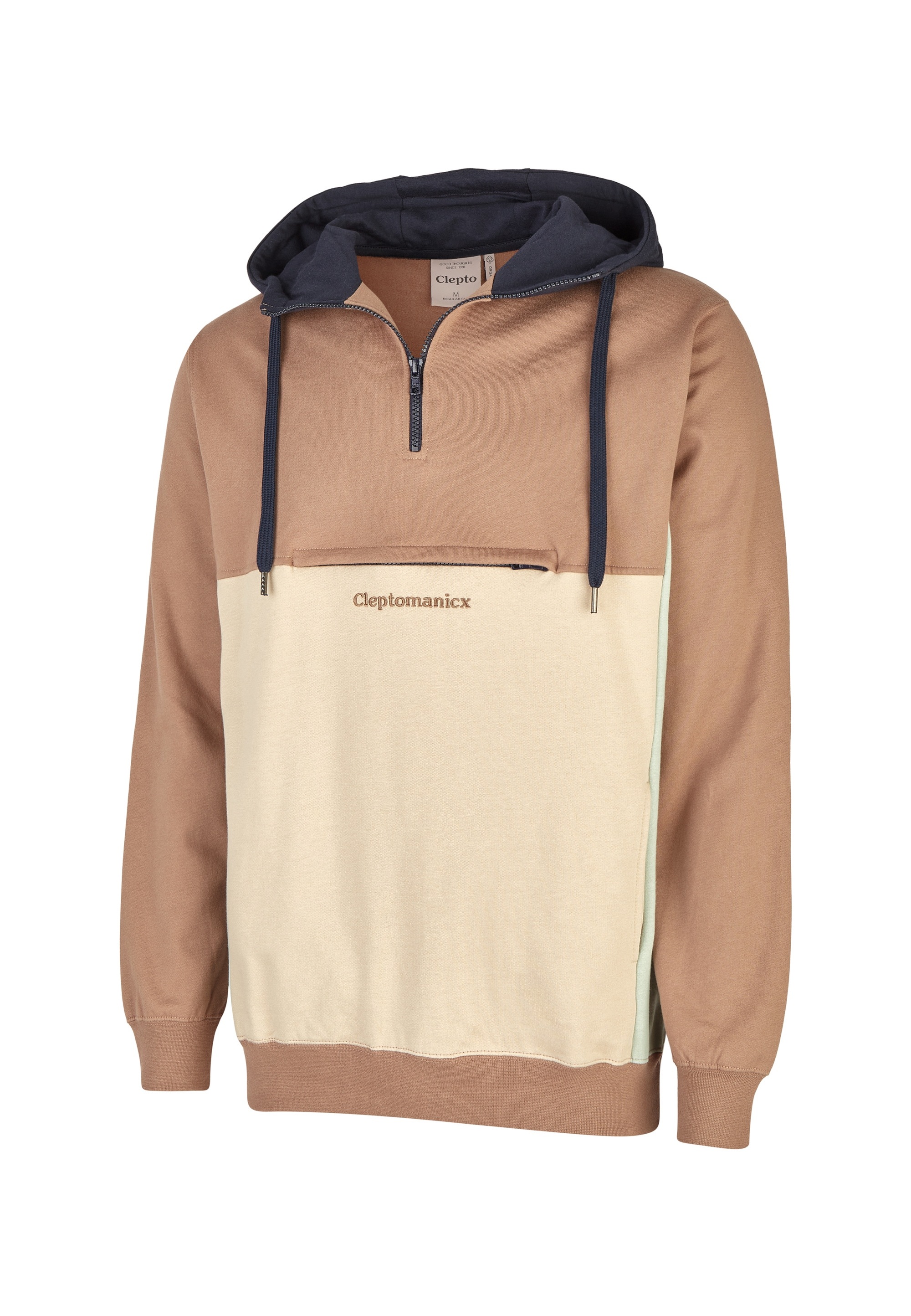 Cleptomanicx Kapuzensweatshirt »Hooded Block«, im lässigen Color-Blocking-Stil