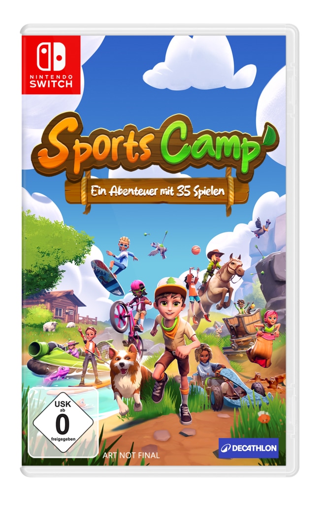 Spielesoftware "Sports Camp: Ein Abenteuer mit 35 Spielen", Nintendo Switch, transparent, U & I ENTERTAINMENT, Spielesoftware