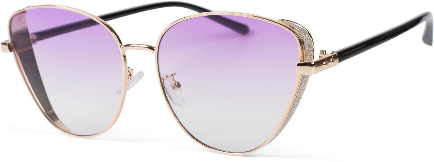 styleBREAKER Sonnenbrille "Cateye Sonnenbrille mit Glitzer Side Shield" 1 Stk.